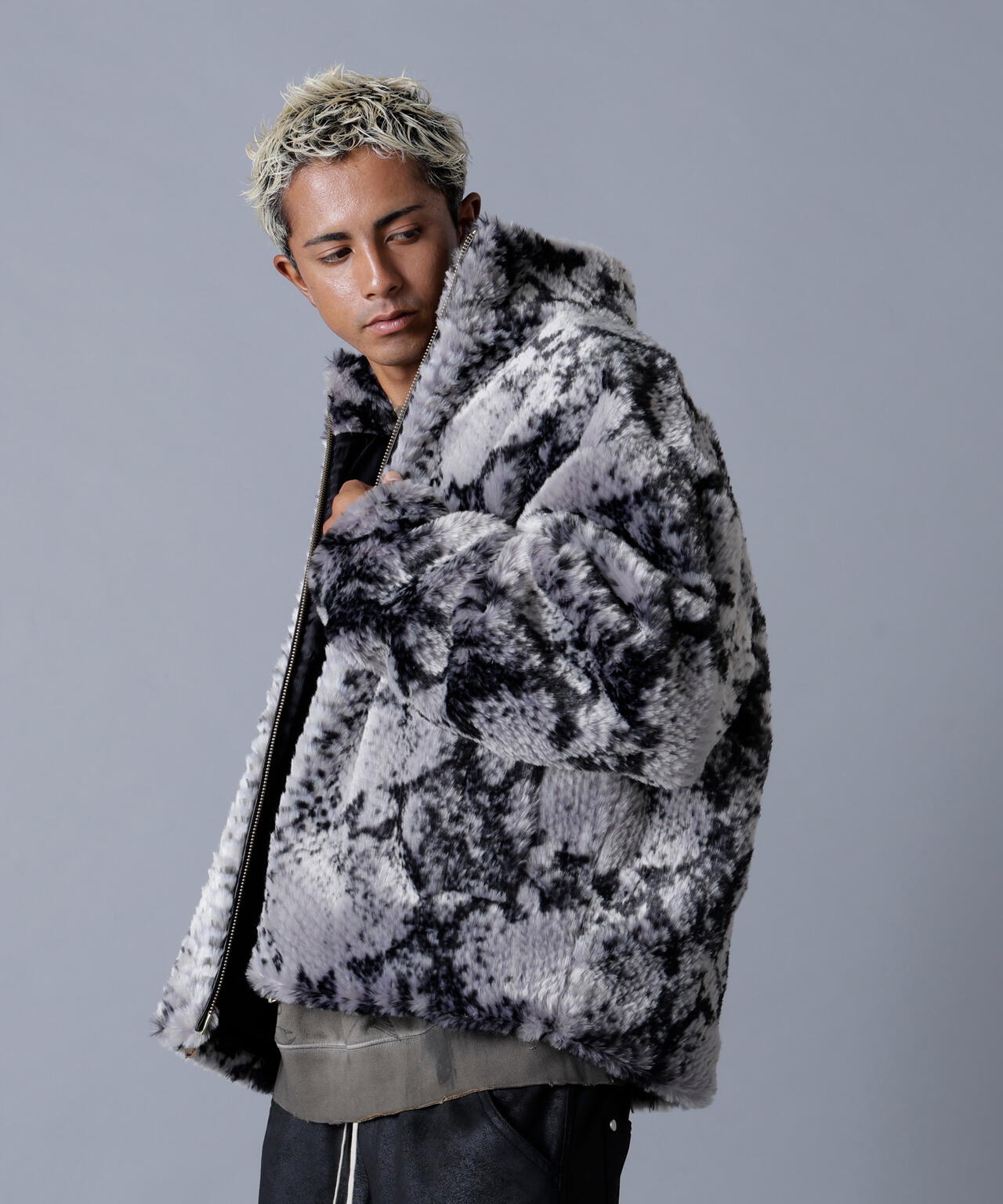 DankeSchon/ダンケシェーン/ECO FUR STAND BLOUSON PISON