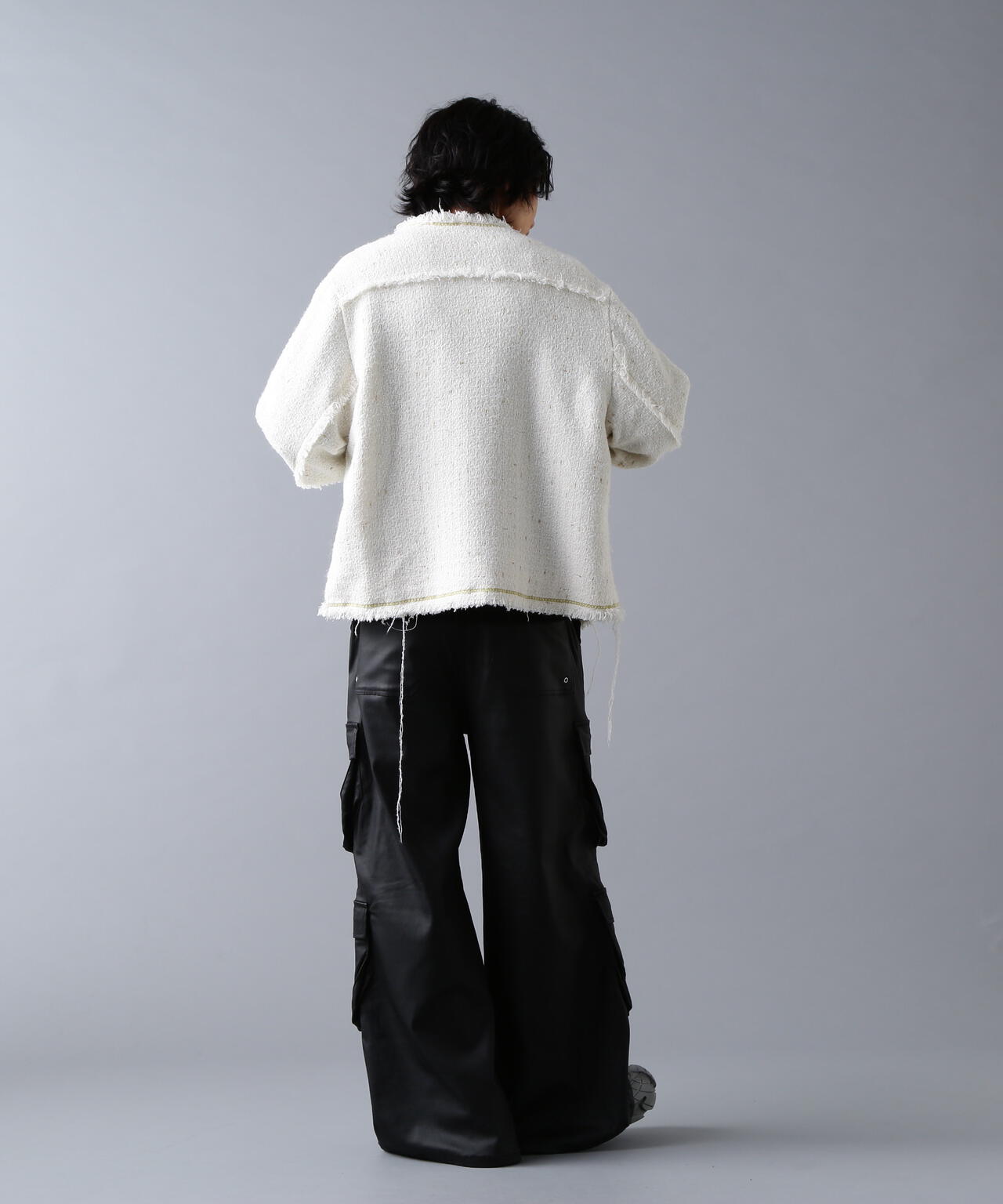 DankeSchon/ダンケシェーン/CHAIN EMBROIDERY TWEED JACKET