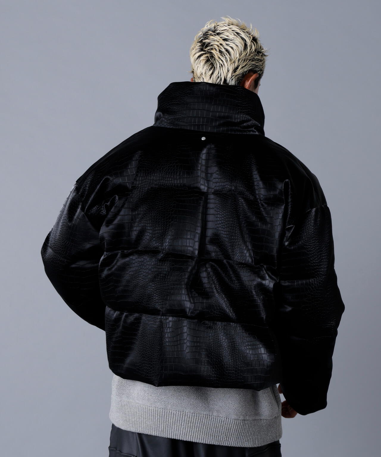 DankeSchon/ダンケシェーン/PU SHORT BLOUSON CROCODILE