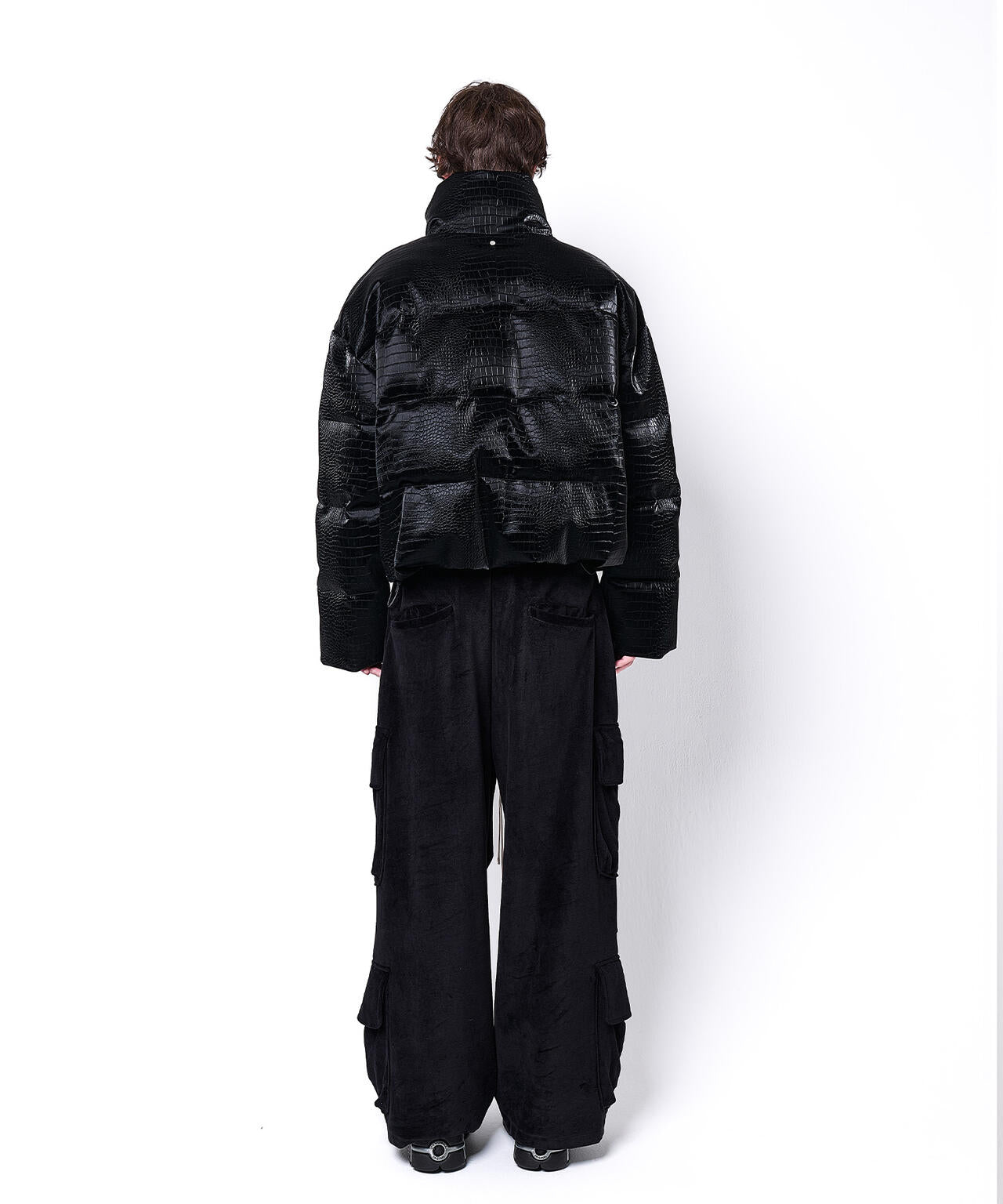 DankeSchon/ダンケシェーン/PU SHORT BLOUSON CROCODILE