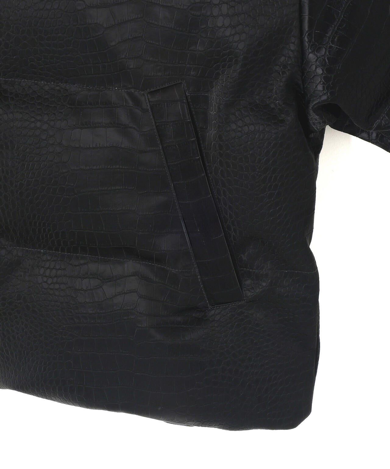 DankeSchon/ダンケシェーン/PU SHORT BLOUSON CROCODILE