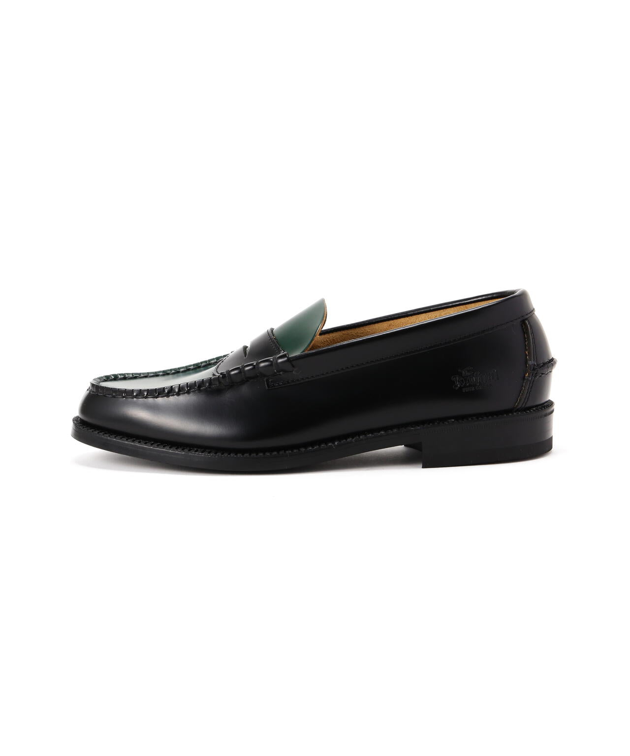 The Kenford Fineshoes/ケンフォードファインシューズ/COIN LOAFERS BLACK×GREEN