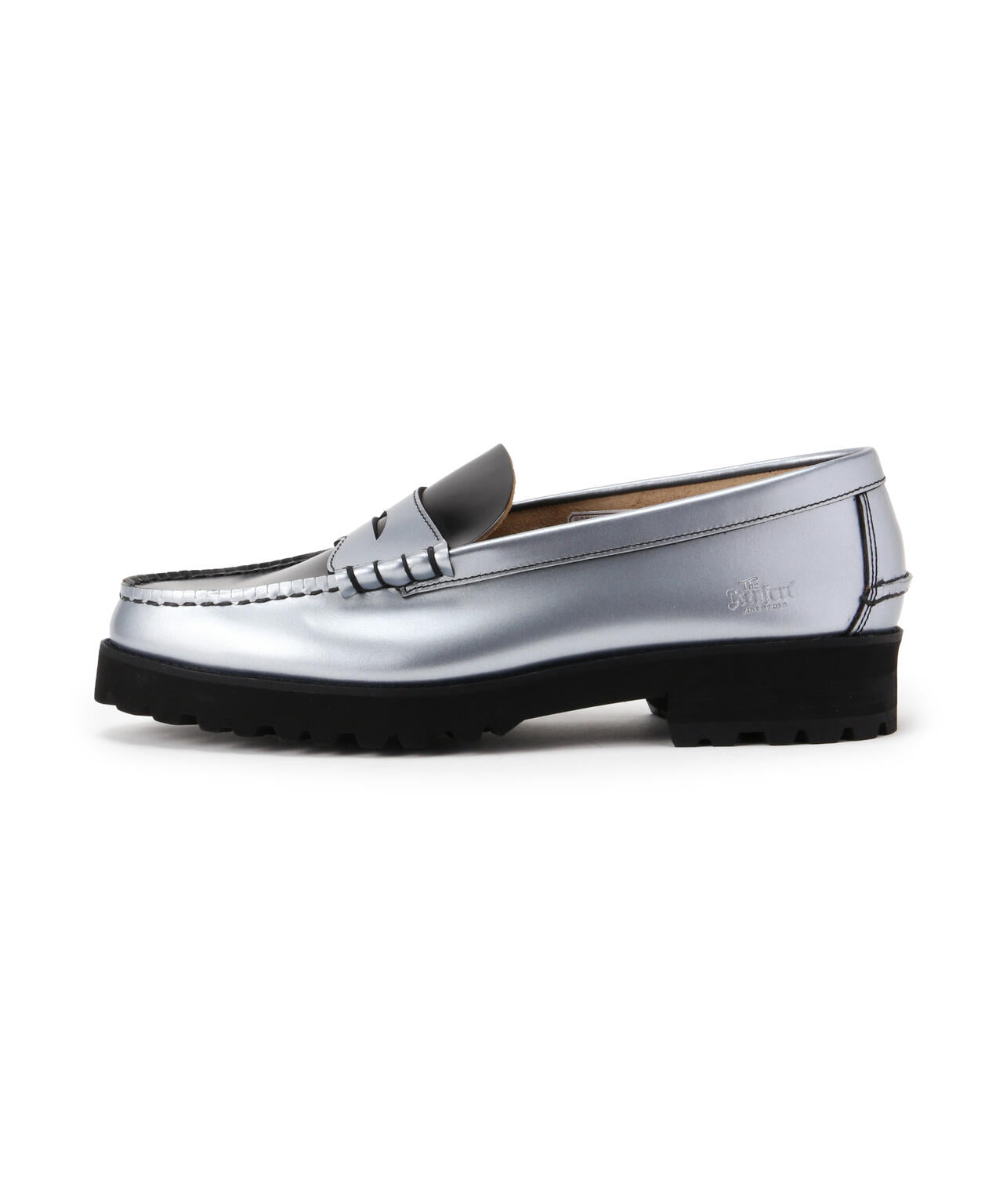 The Kenford Fineshoes/ケンフォードファインシューズ/COIN LOAFERS SILVER×BLACK