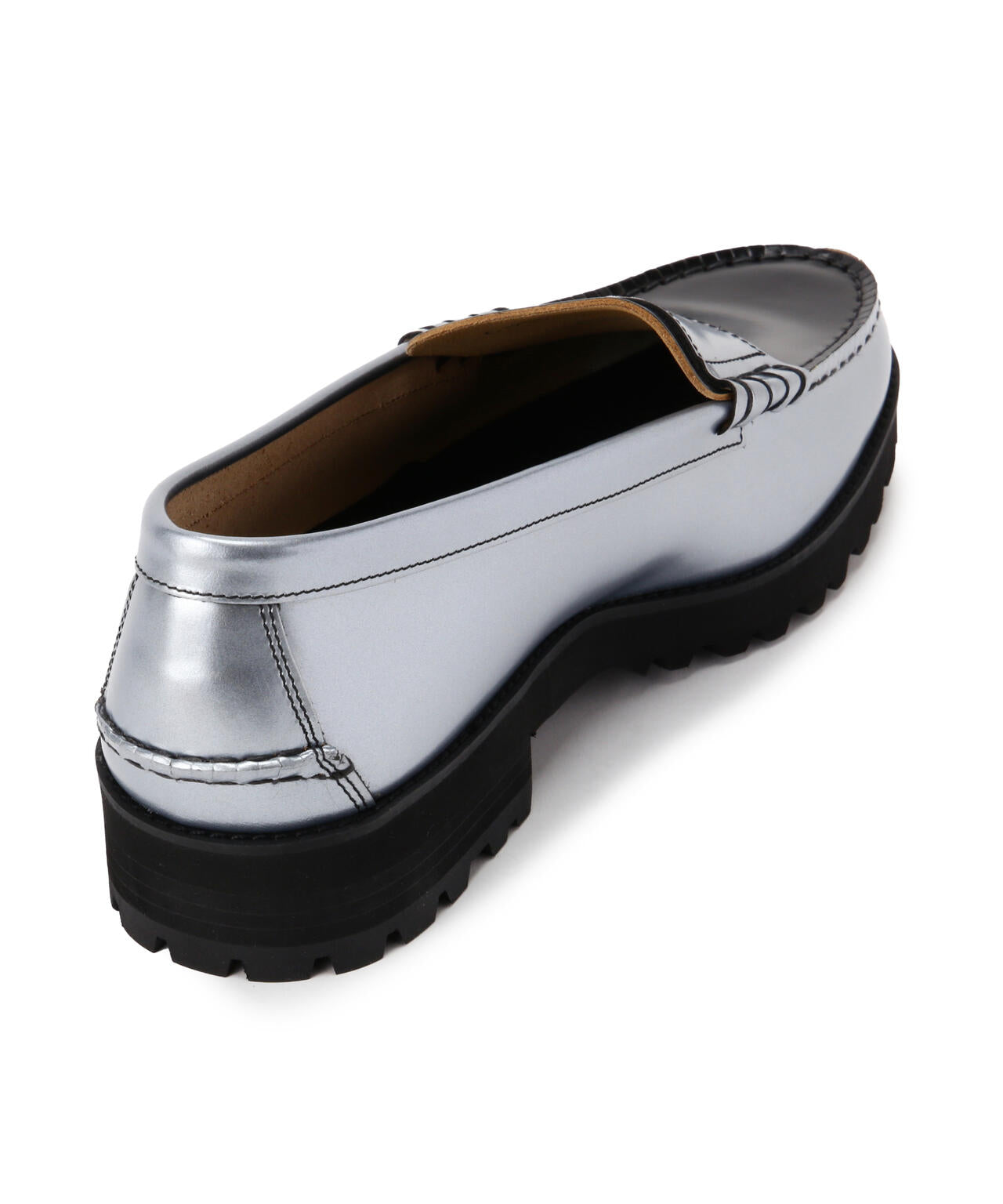 The Kenford Fineshoes/ケンフォードファインシューズ/COIN LOAFERS SILVER×BLACK