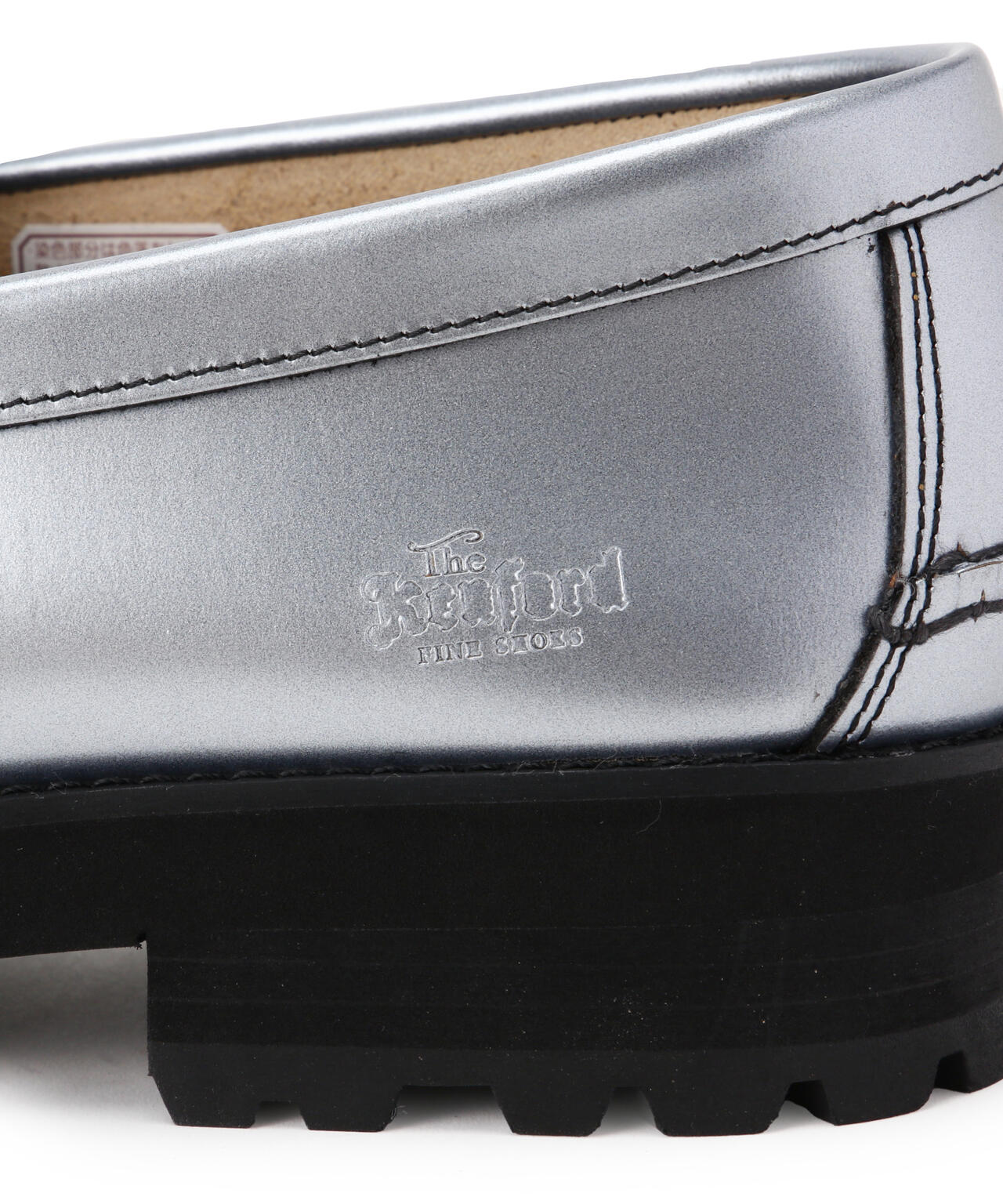 The Kenford Fineshoes/ケンフォードファインシューズ/COIN LOAFERS SILVER×BLACK