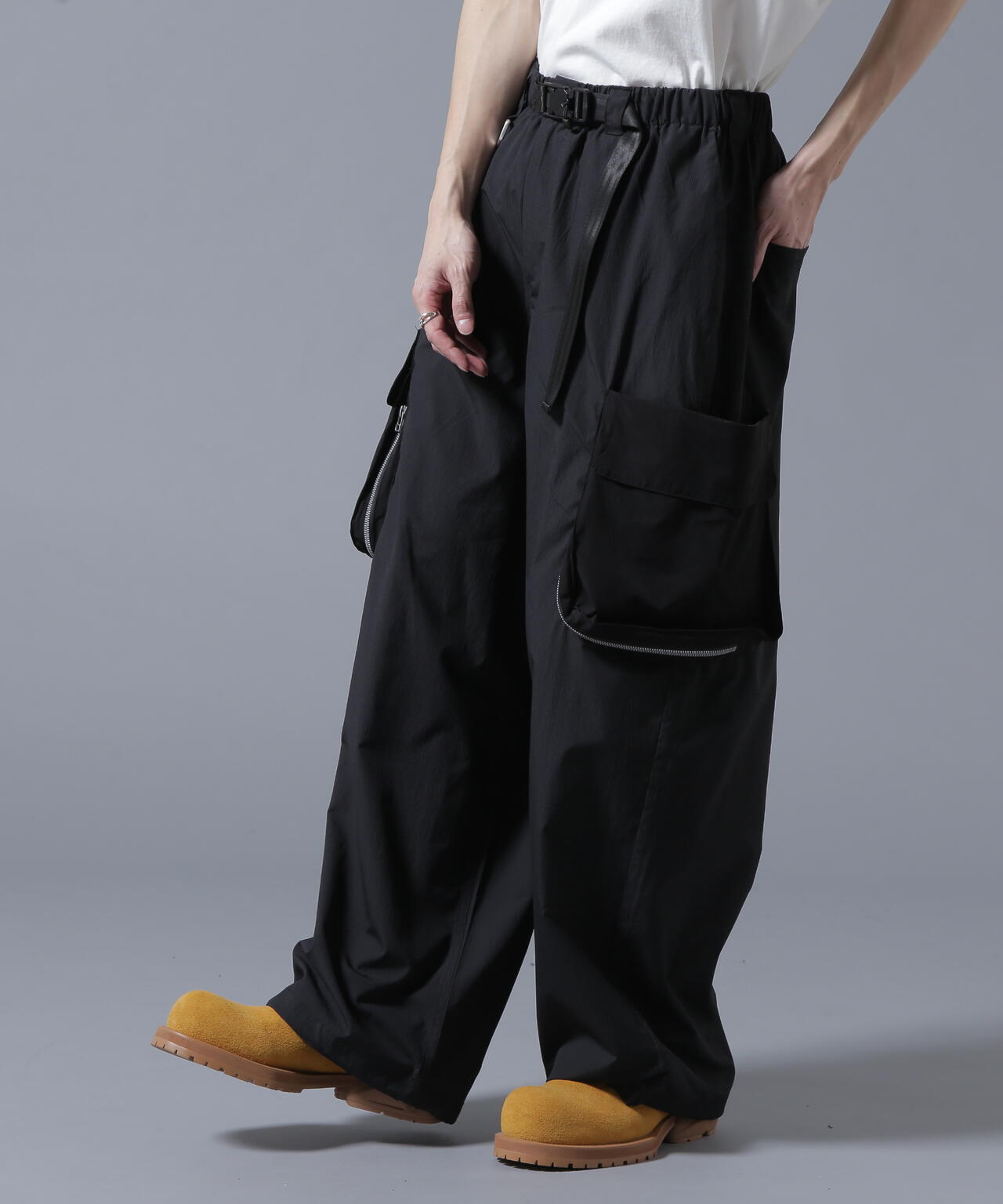 DankeSchon/ダンケシェーン/SWITCH NYLON CARGO PANTS