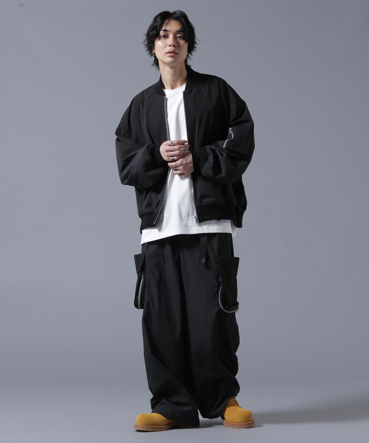 DankeSchon/ダンケシェーン/SWITCH NYLON CARGO PANTS