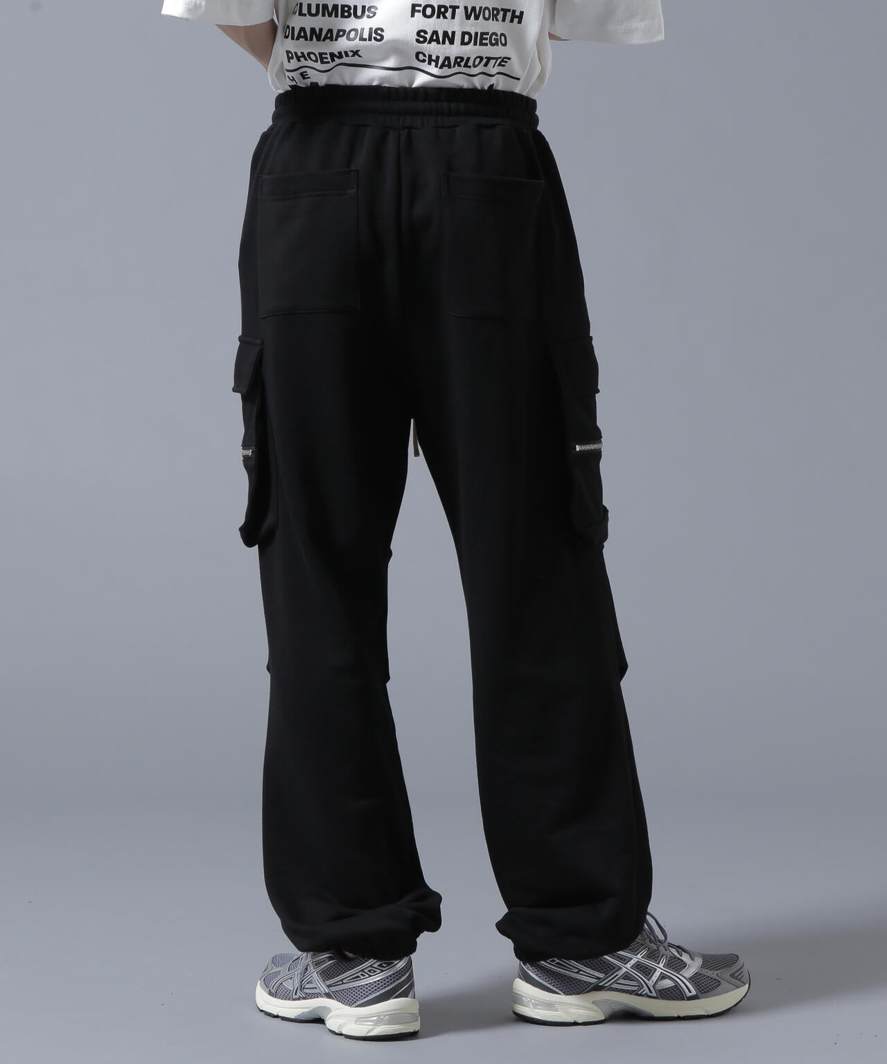 【WEB&DEPOT限定】DankeSchon/ダンケシェーン/SWEAT W-POCKET CARGO PANTS