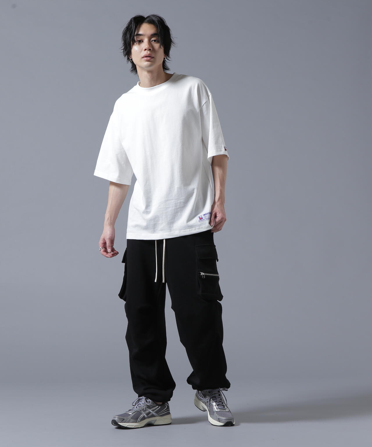 【WEB&DEPOT限定】DankeSchon/ダンケシェーン/SWEAT W-POCKET CARGO PANTS