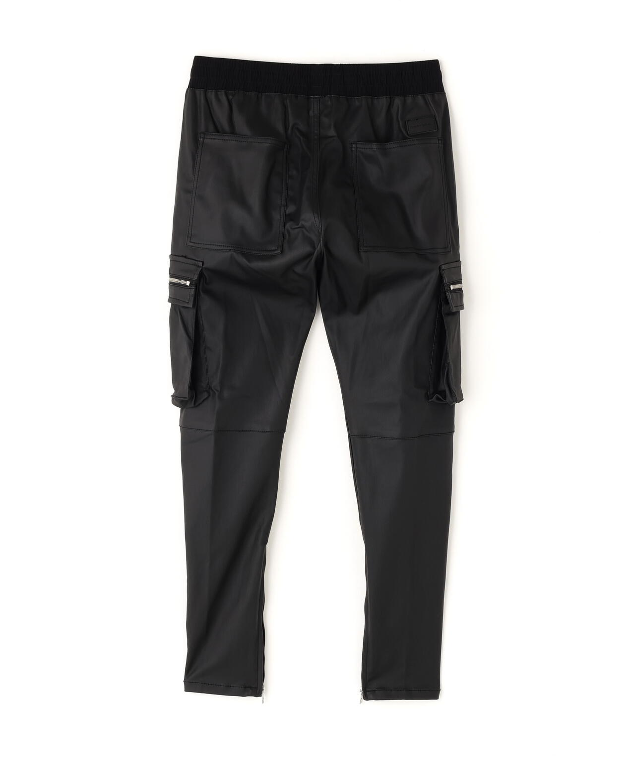 DankeSchon/ダンケシェーン/COATING FLAP ZIP POCKET PANTS