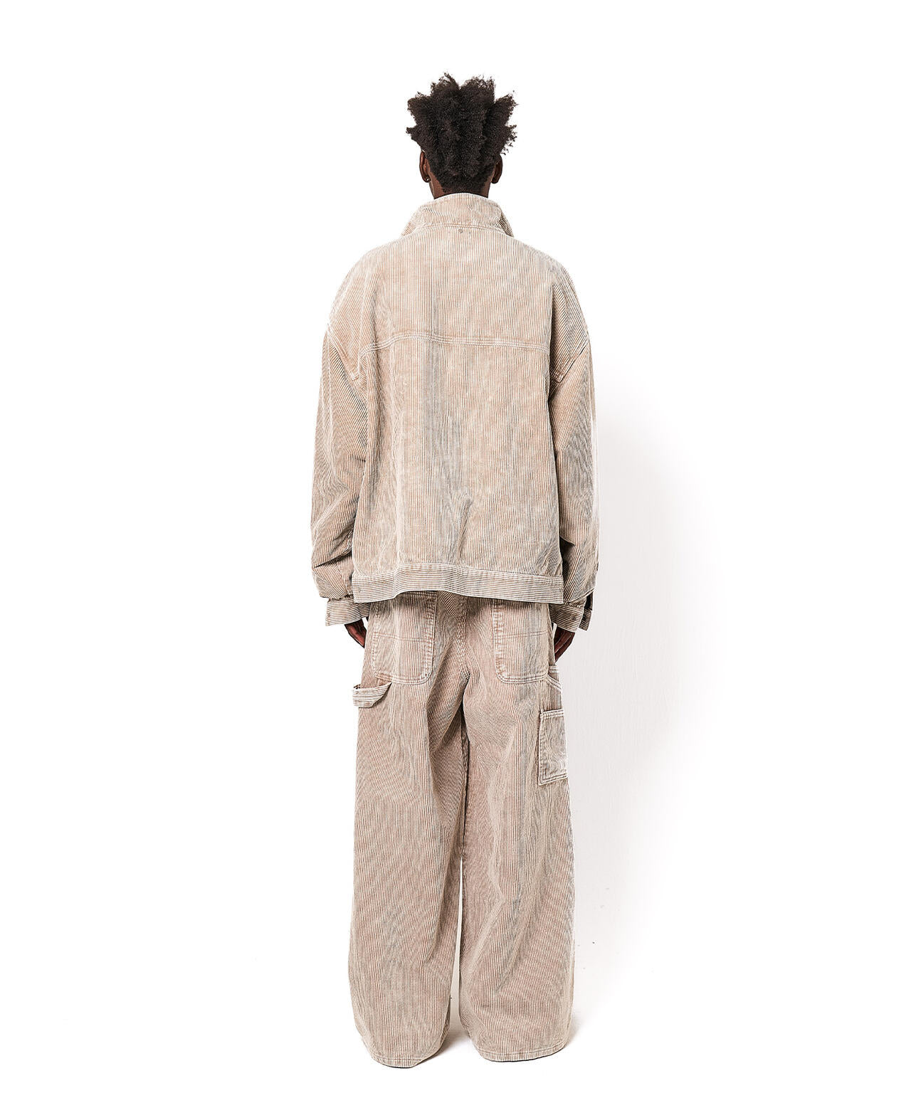 DankeSchon/ダンケシェーン/8WELL COURDUROY CHEMICAL W-KNEE PANTS