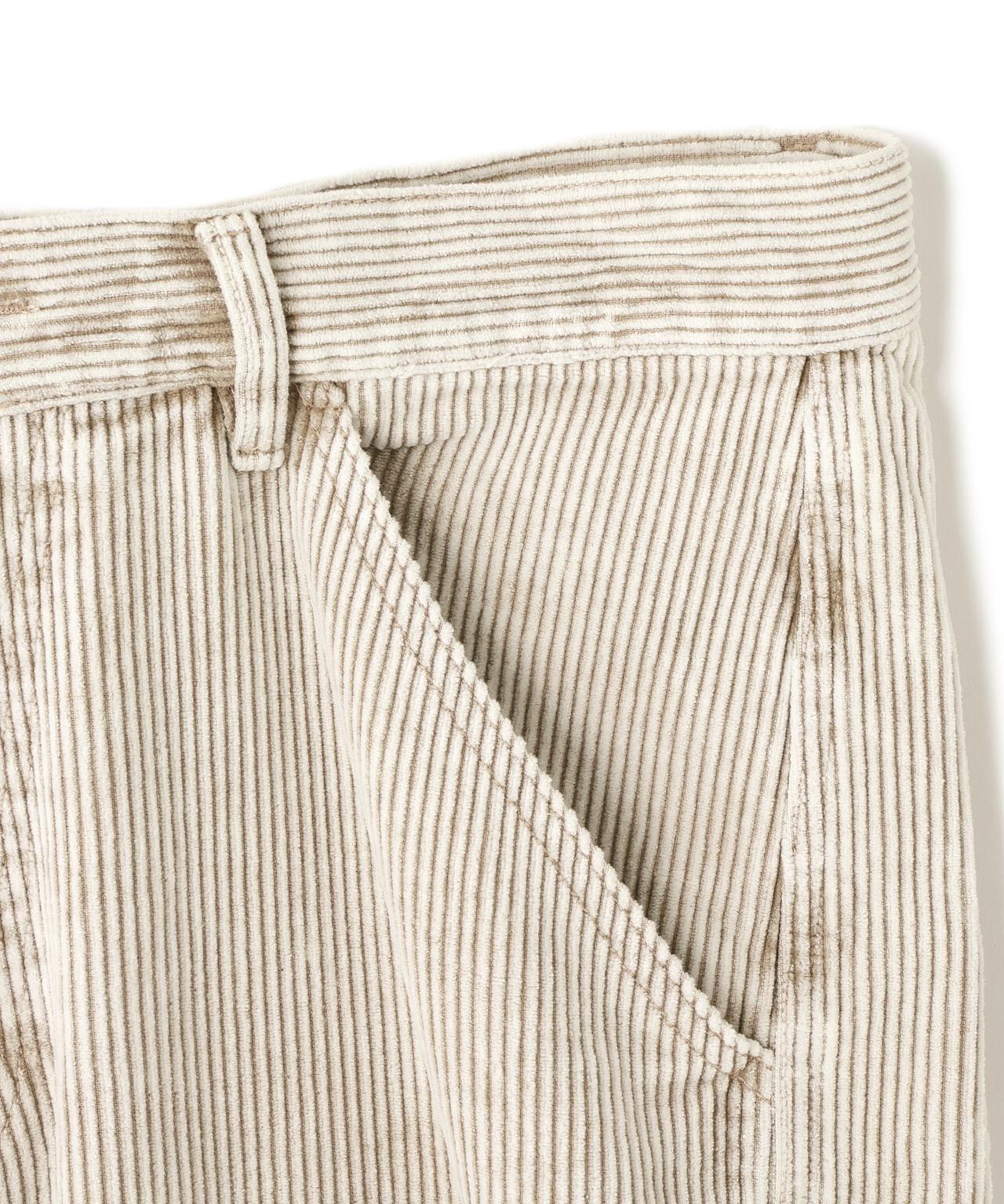 DankeSchon/ダンケシェーン/8WELL COURDUROY CHEMICAL W-KNEE PANTS