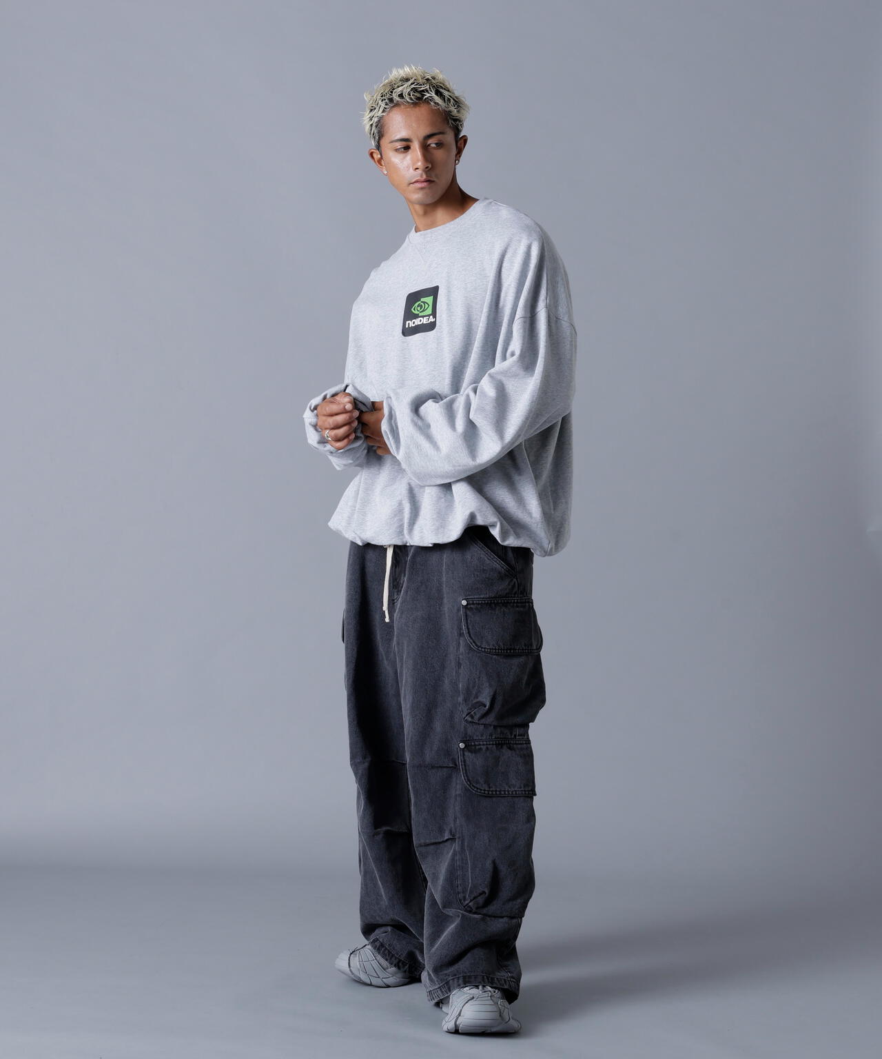 DankeSchon/ダンケシェーン/12OZ CHEMICAL DENIM CARGO PANTS
