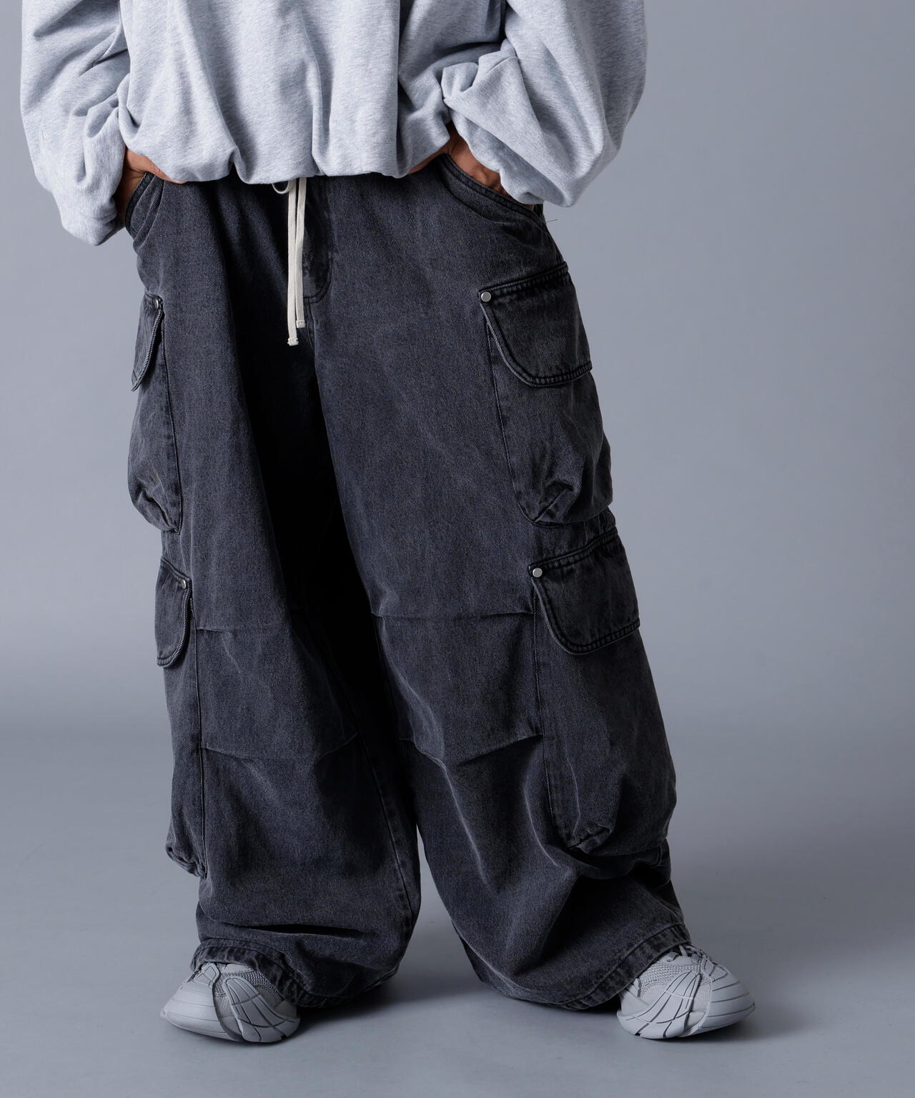 DankeSchon/ダンケシェーン/12OZ CHEMICAL DENIM CARGO PANTS