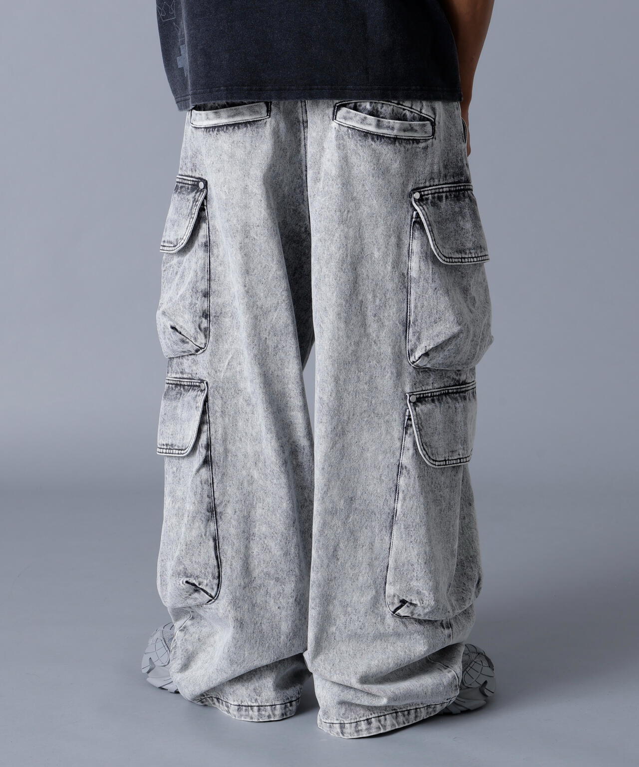 DankeSchon/ダンケシェーン/12OZ CHEMICAL DENIM CARGO PANTS
