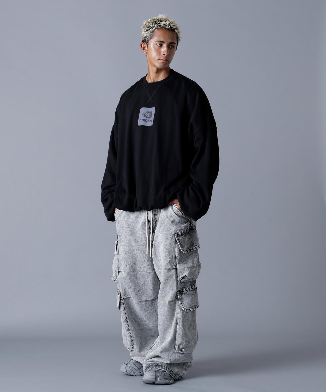 DankeSchon/ダンケシェーン/12OZ CHEMICAL DENIM CARGO PANTS