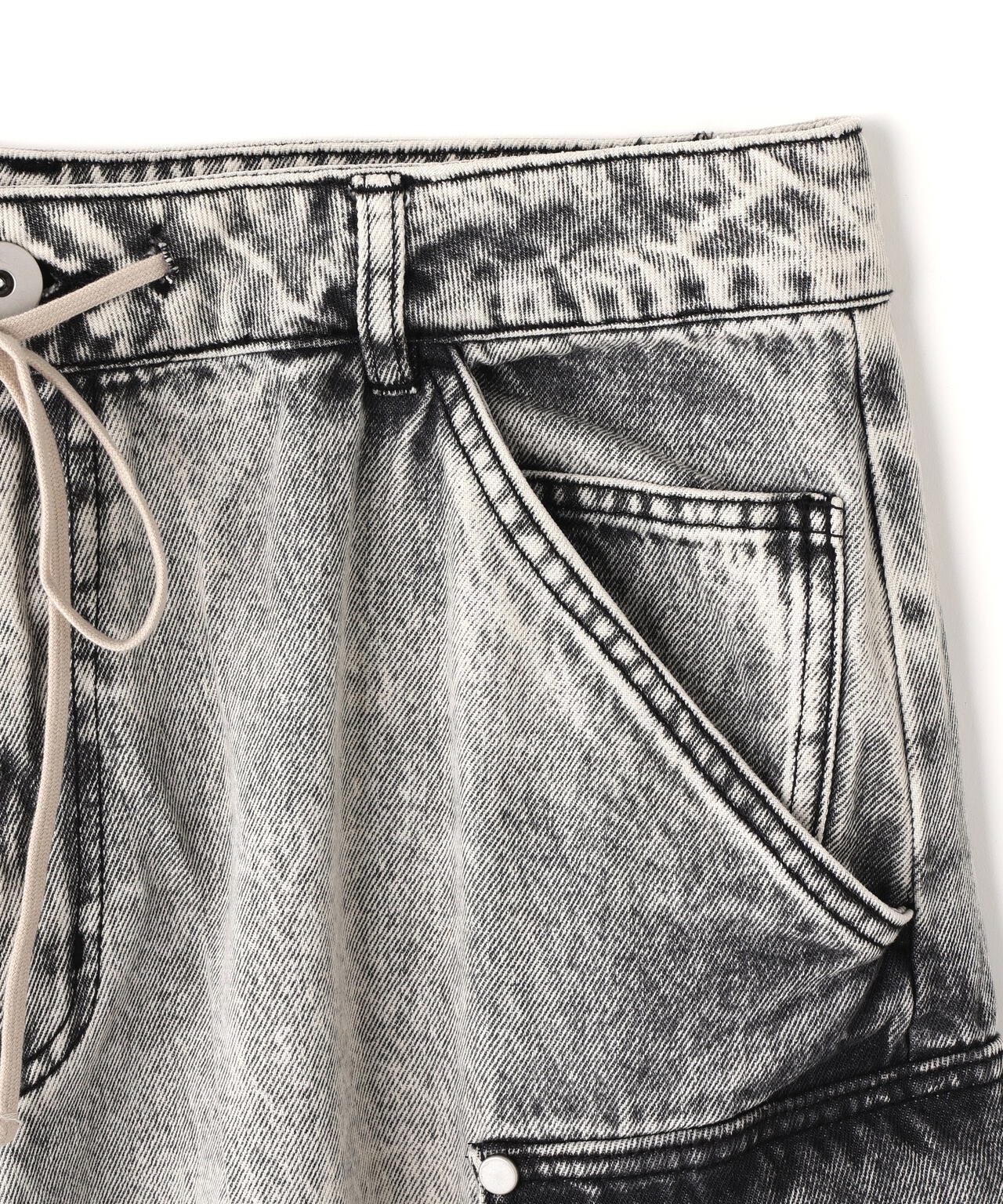DankeSchon/ダンケシェーン/12OZ CHEMICAL DENIM CARGO PANTS