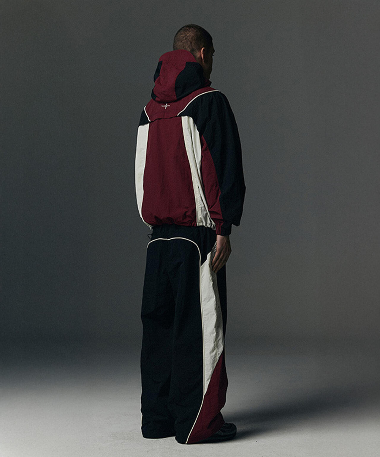 NOT4NERD/ノットフォーナード/COLOUR BLOCK NYLON PANTS