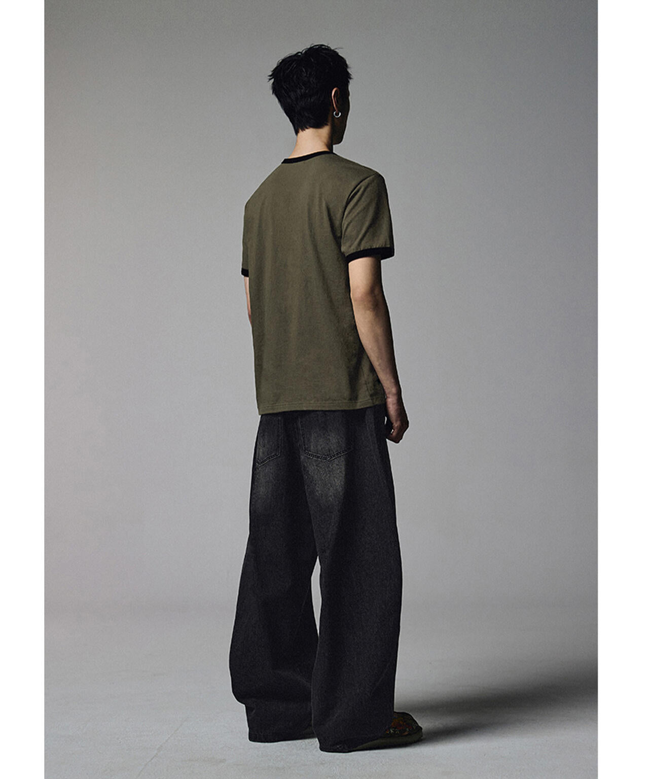 NOT4NERD/ノットフォーナード/LINEN CURVED WIDE PANTS