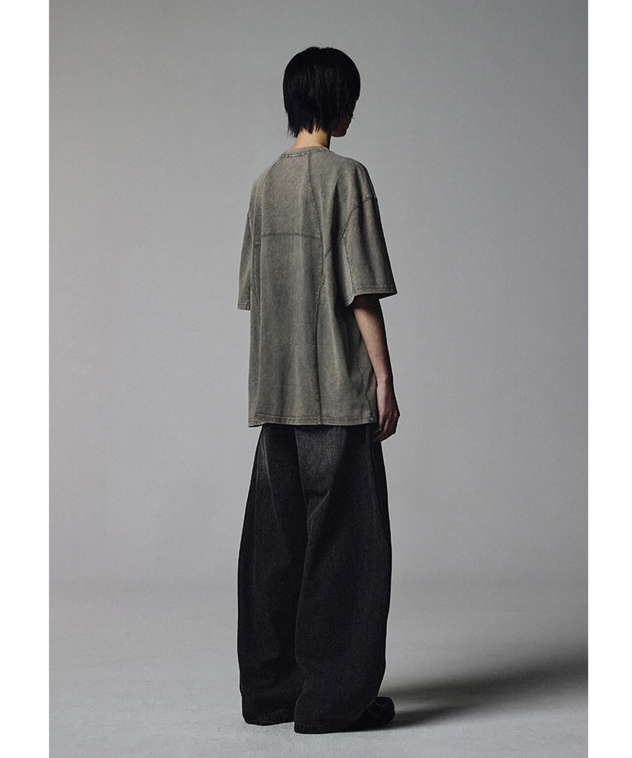 NOT4NERD/ノットフォーナード/LINEN CURVED WIDE PANTS