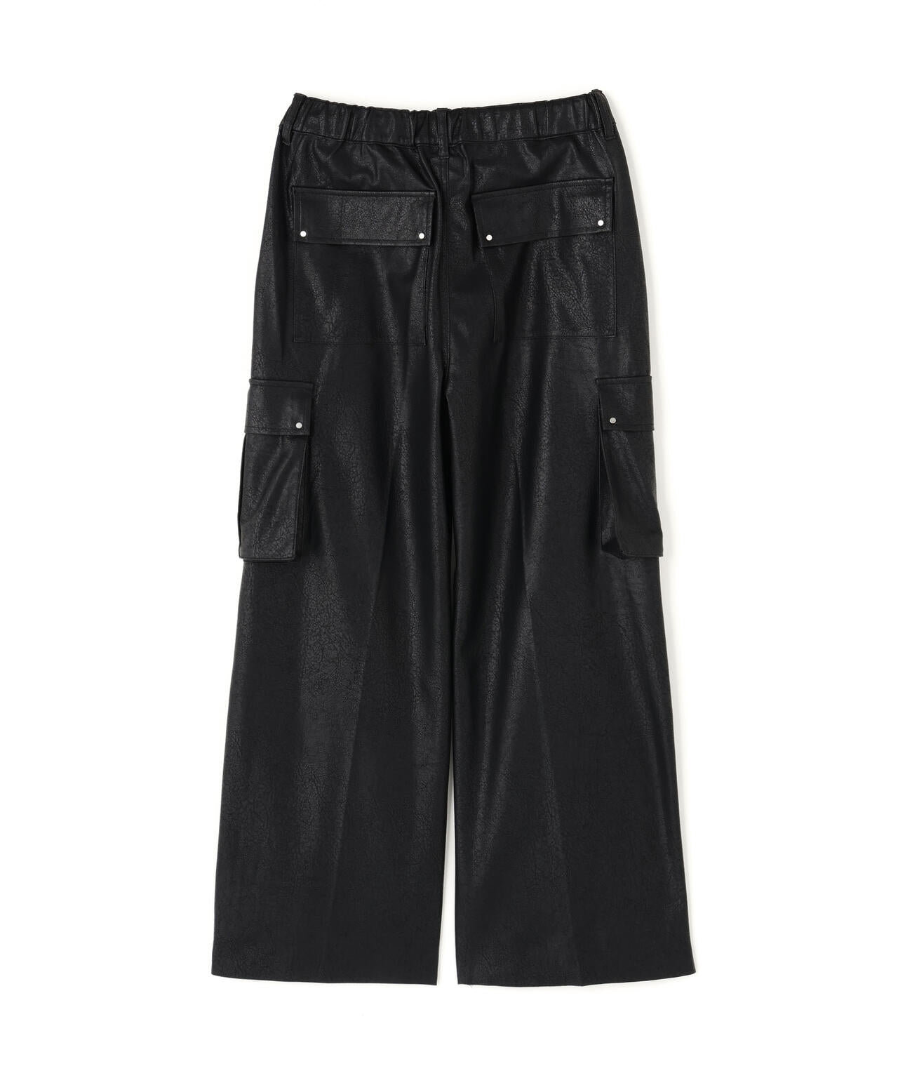 DankeSchon/ダンケシェーン/PU LEAHER BAGGY CARGO PANTS