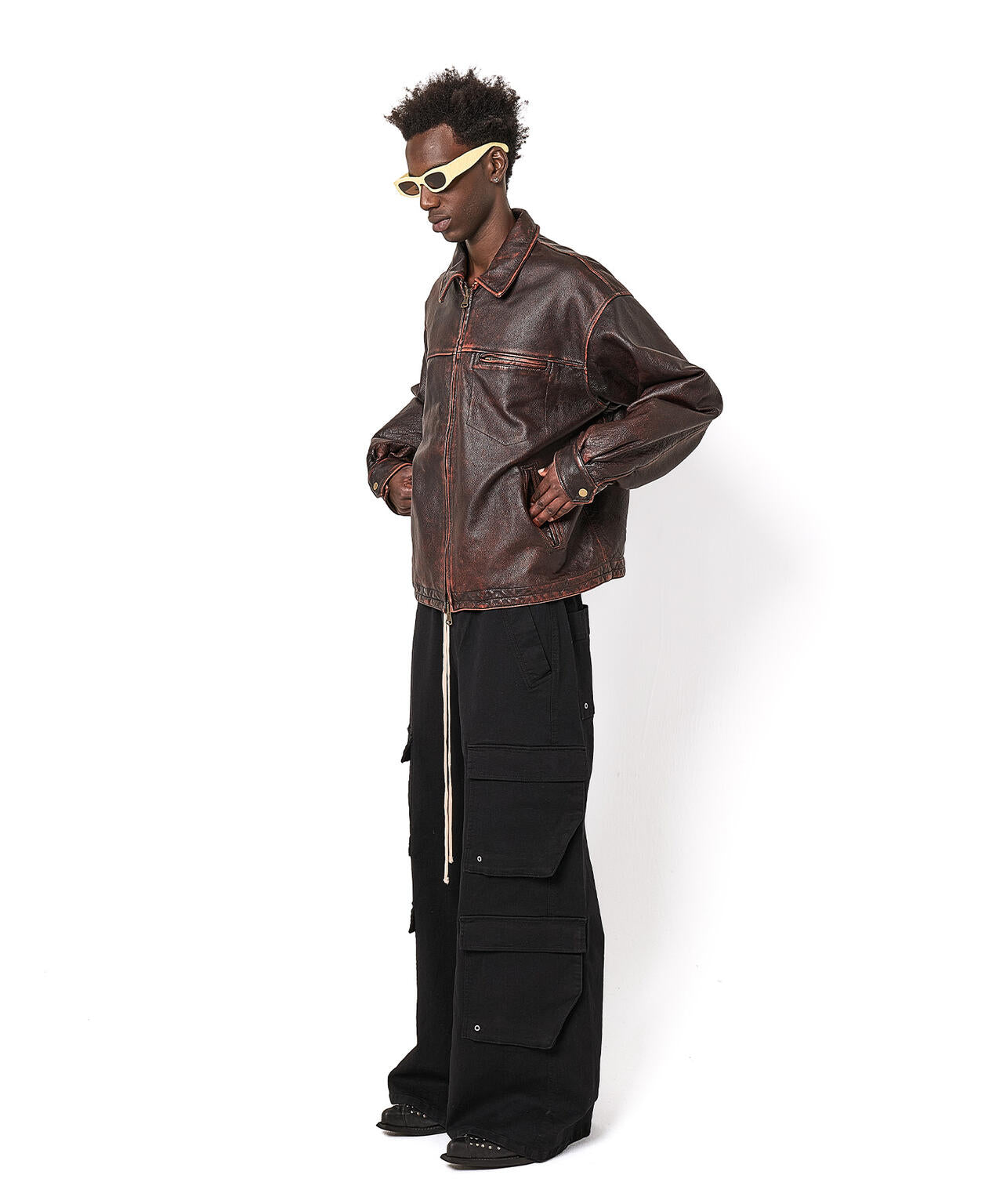 DankeSchon/ダンケシェーン/TCBLACK FLARE CARGO PANTS