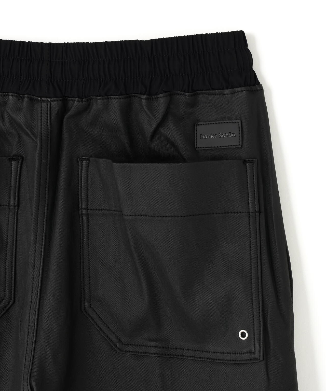 DankeSchon/ダンケシェーン/COATING FLARE CARGO PANTS