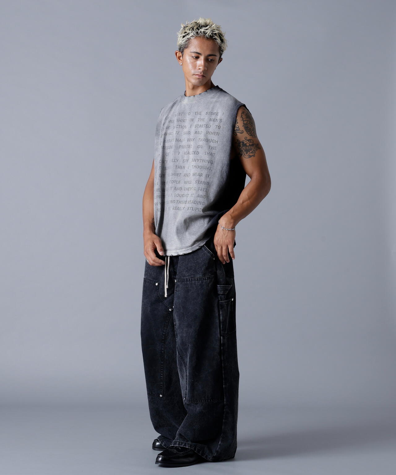 DankeSchon/ダンケシェーン/DUCK W-KNEE PANTS