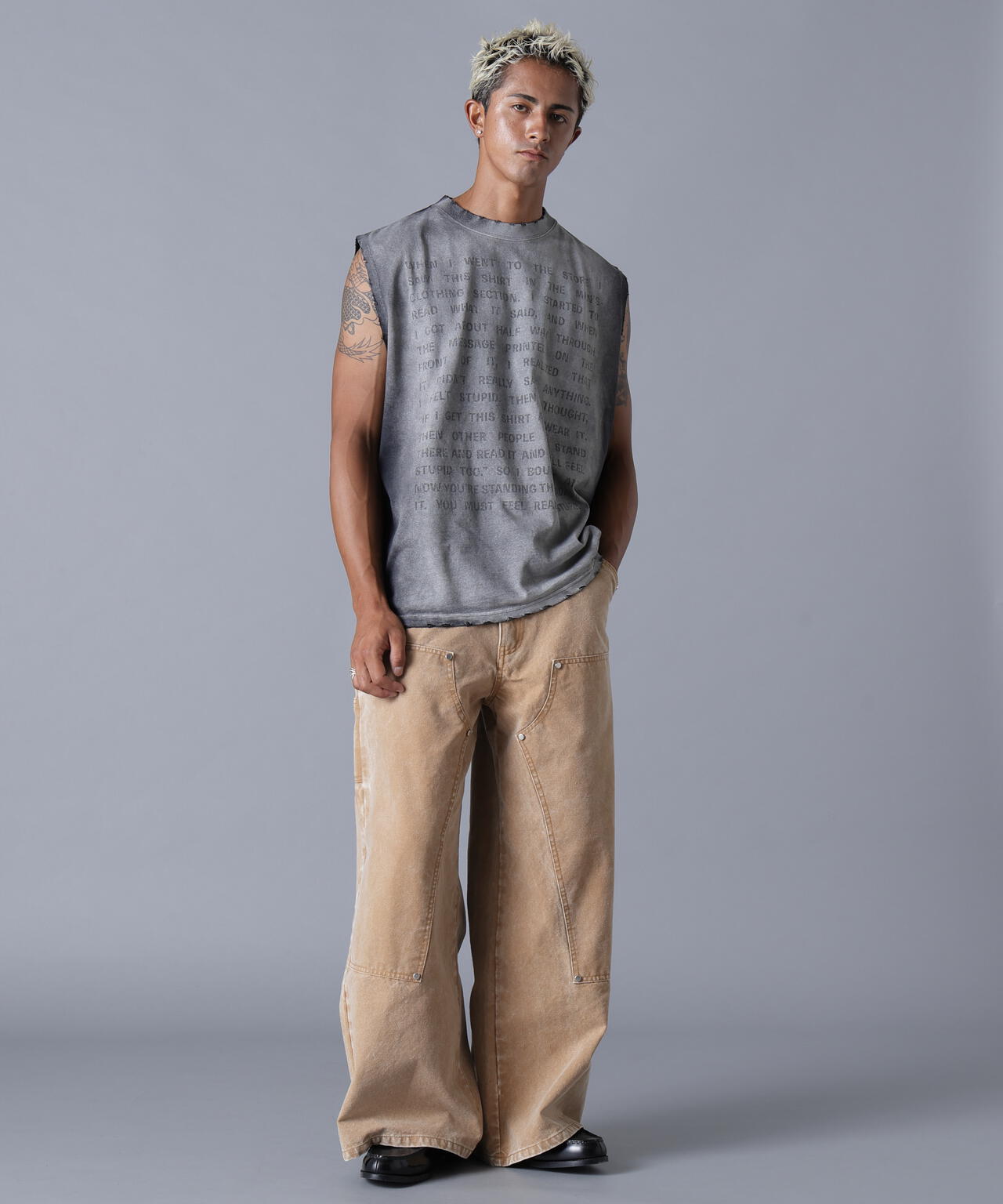 DankeSchon/ダンケシェーン/DUCK W-KNEE PANTS