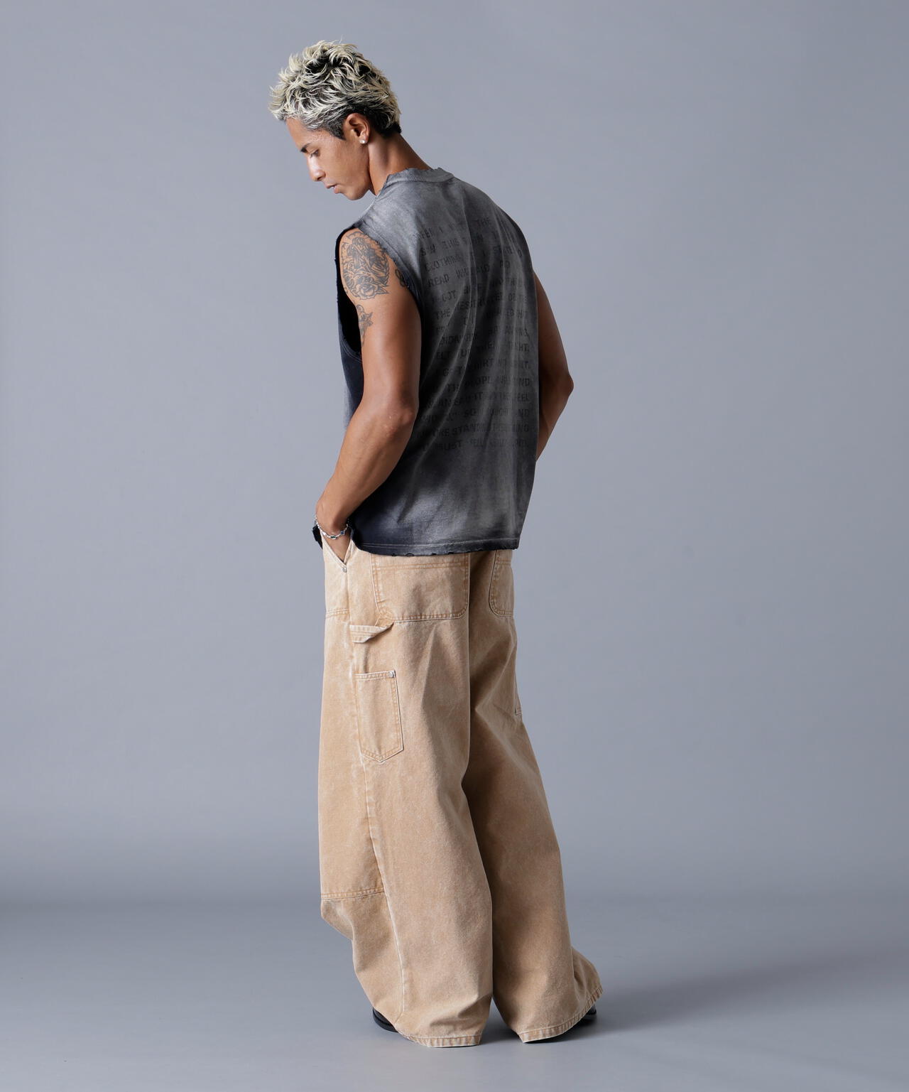 DankeSchon/ダンケシェーン/DUCK W-KNEE PANTS