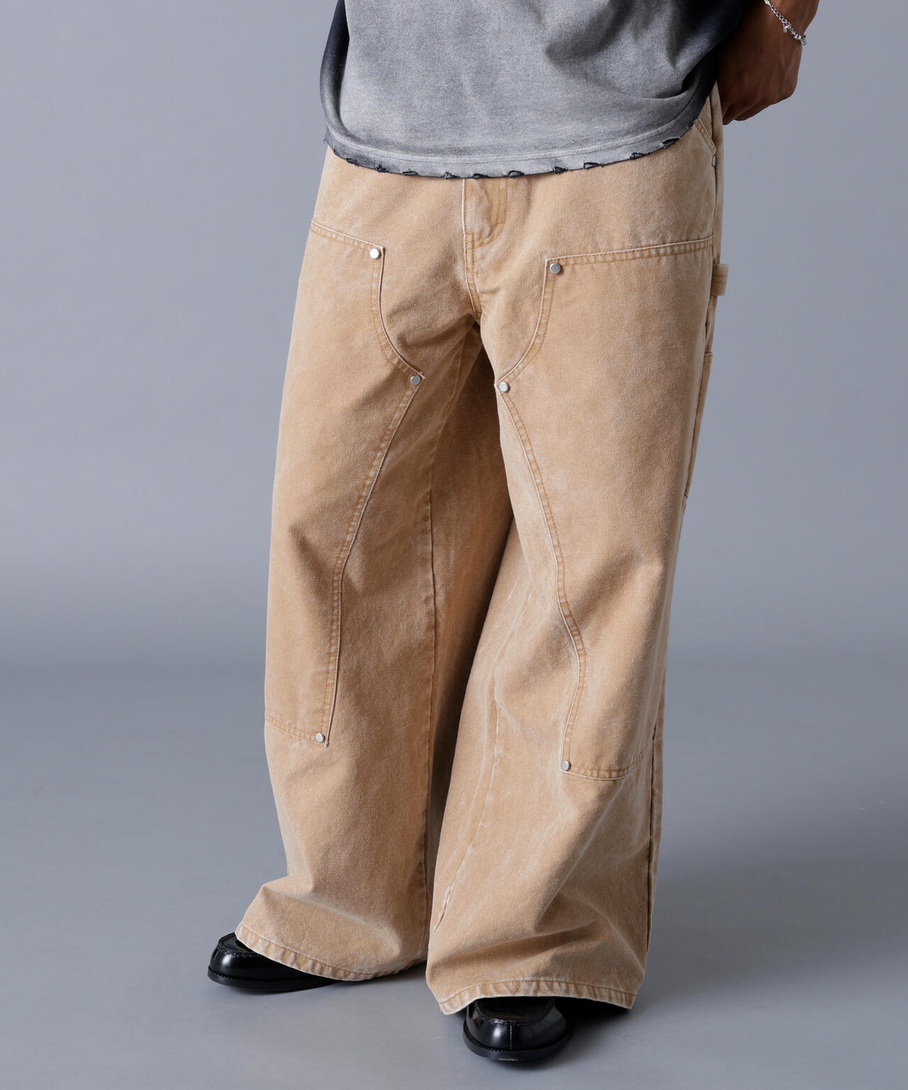 DankeSchon/ダンケシェーン/DUCK W-KNEE PANTS