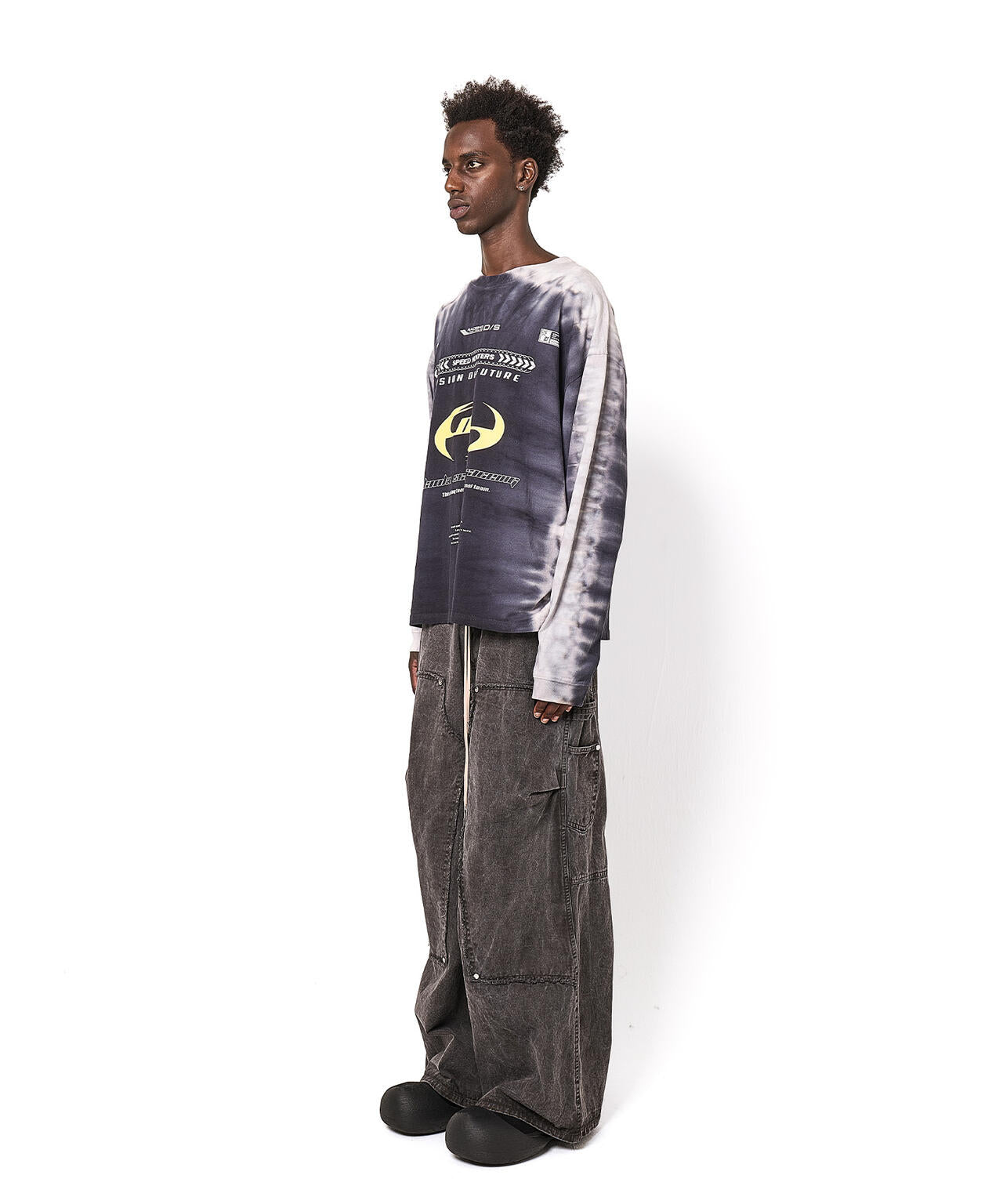 DankeSchon/ダンケシェーン/PIGMENT TWILL W-KNEE PANTS