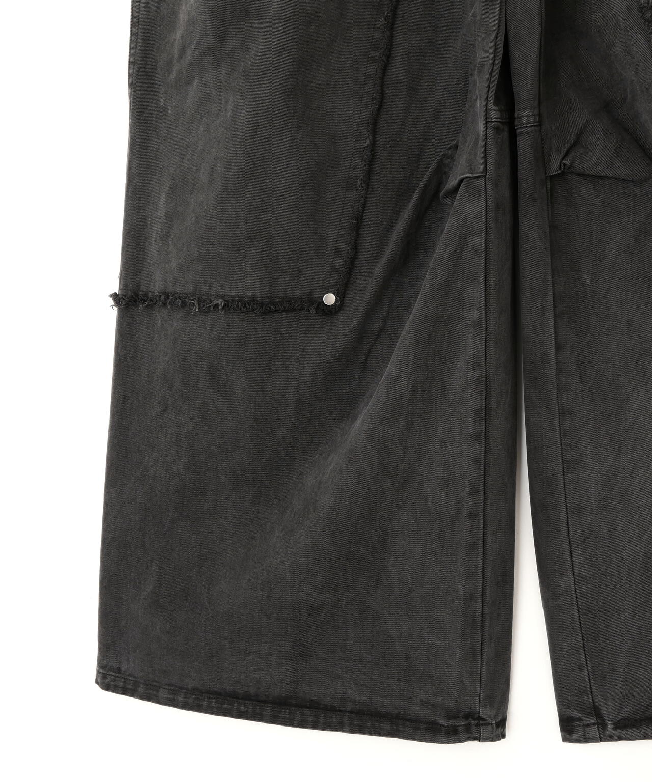 DankeSchon/ダンケシェーン/PIGMENT TWILL W-KNEE PANTS