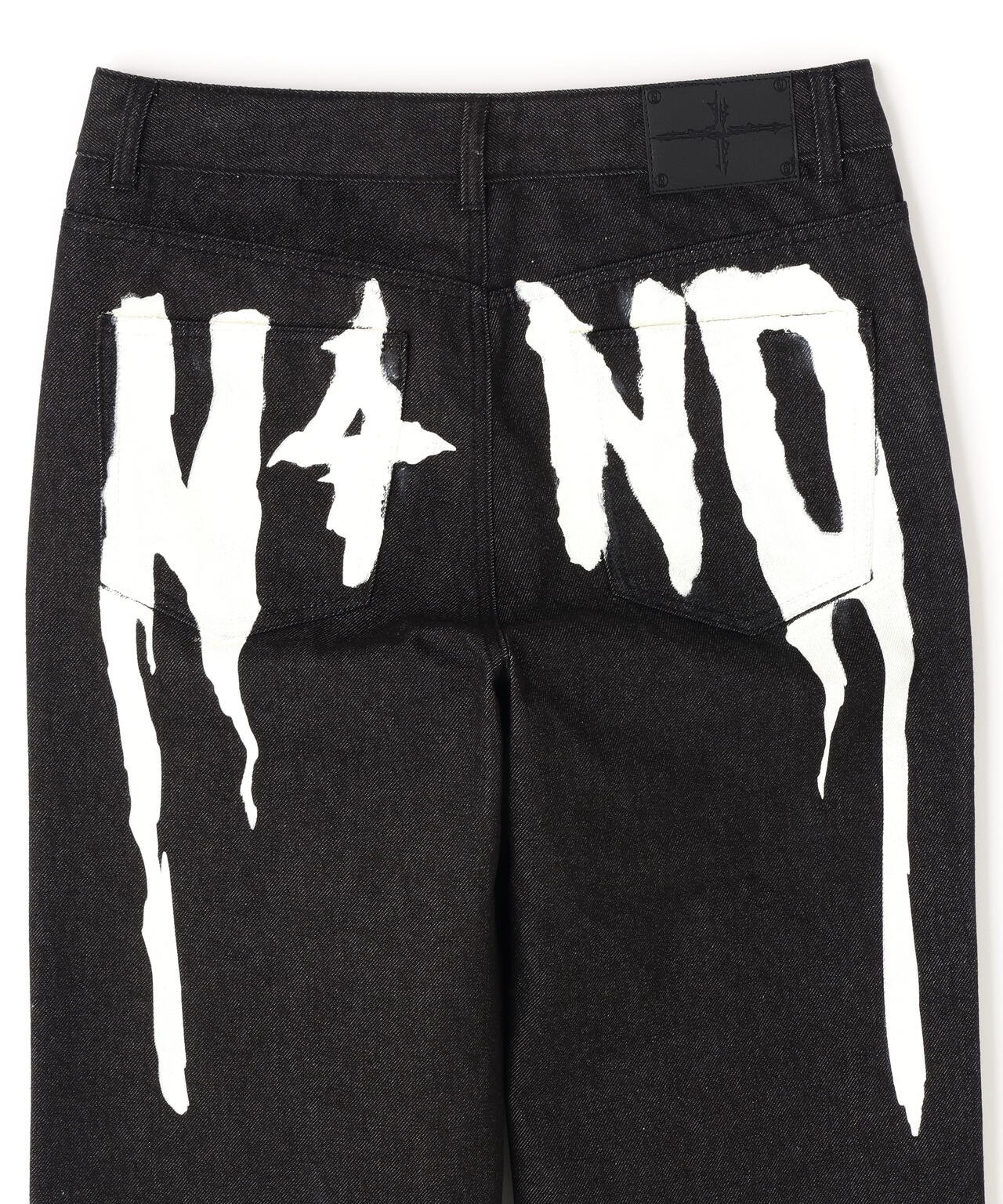 NOT4NERD/ノットフォーナード/N4ND Drip Logo Denim Pants