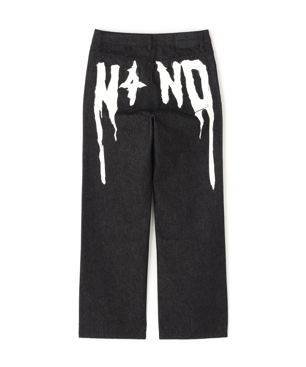 NOT4NERD/ノットフォーナード/N4ND Drip Logo Denim Pants