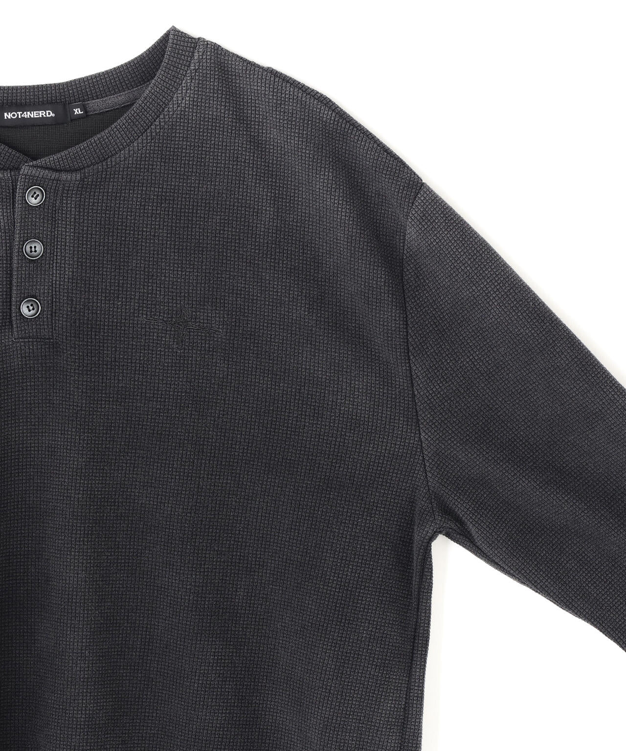 NOT4NERD/ノットフォーナード/Pigment Sleeve Lace Henley