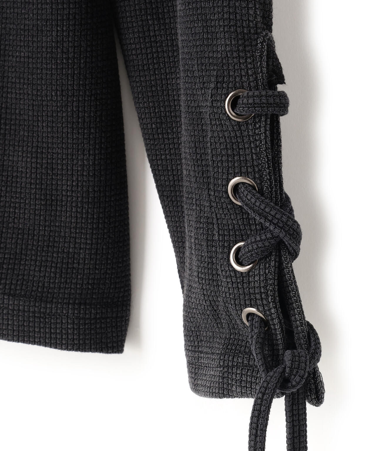 NOT4NERD/ノットフォーナード/Pigment Sleeve Lace Henley
