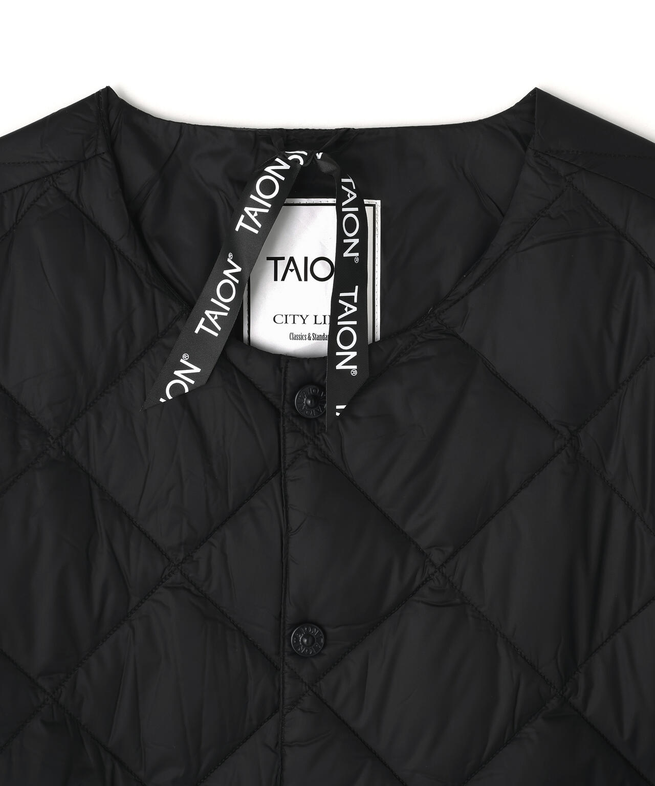 TAION/タイオン/CITY CREW NECK DOWN JACKET【WOMEN】