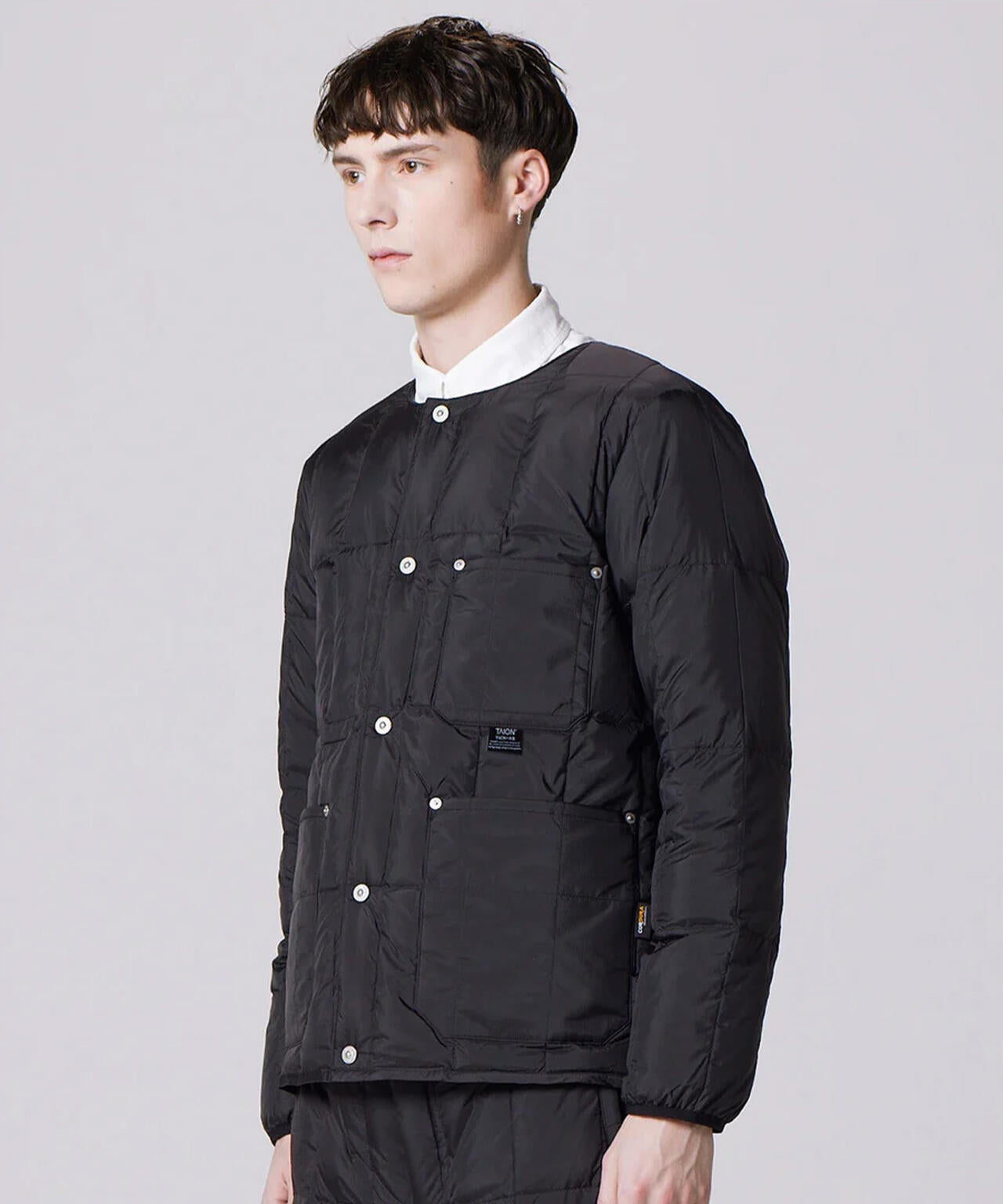 TAION/タイオン/WORK CREW NECK DOWN JACKET【UNISEX】