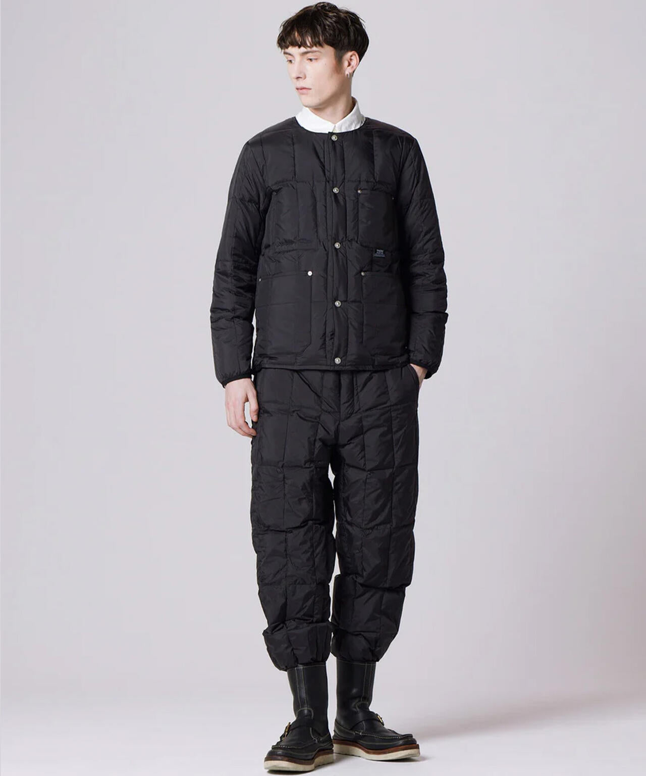 TAION/タイオン/WORK CREW NECK DOWN JACKET【UNISEX】
