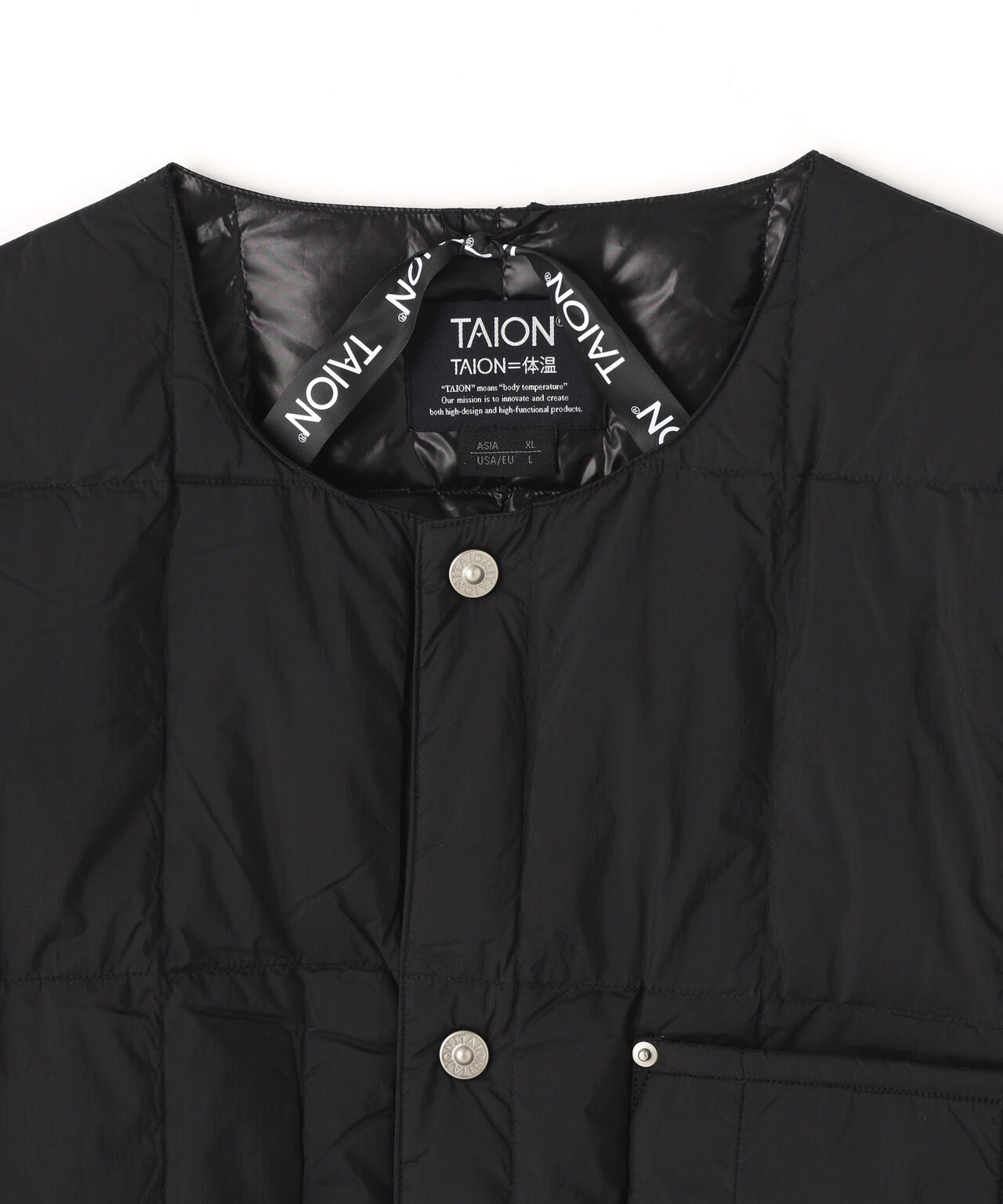 TAION/タイオン/WORK CREW NECK DOWN JACKET【UNISEX】