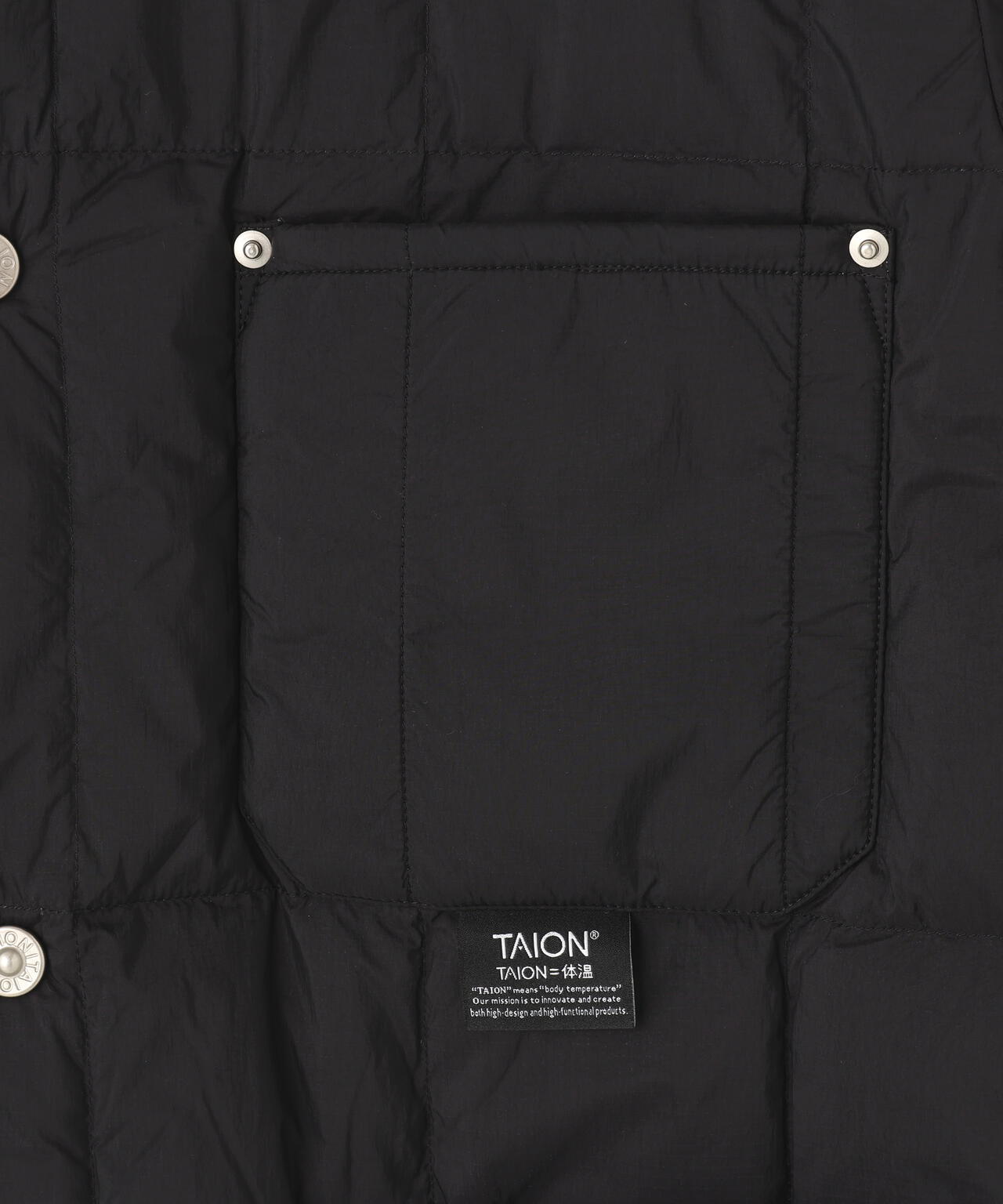TAION/タイオン/WORK CREW NECK DOWN JACKET【UNISEX】