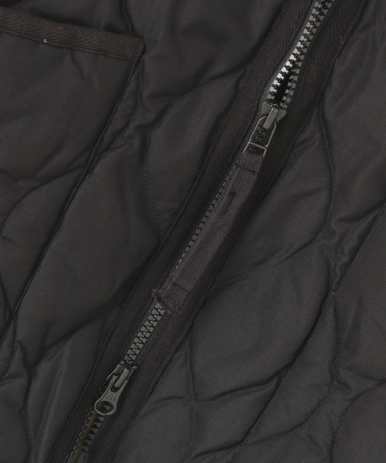 TAION/タイオン/MILITARY W-ZIP V NECK DOWN JACKET【UNISEX】