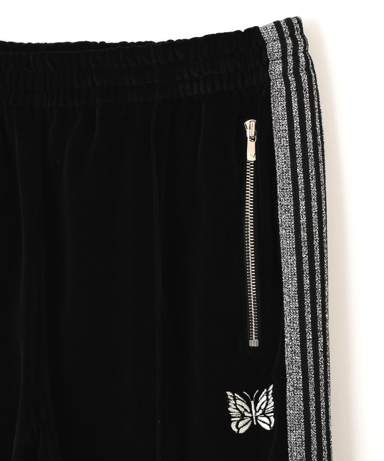 NEEDLES/ニードルズ/【LHP EXCLUSIVE】TRACK PANT - C/PE VELOUR（BLACK）