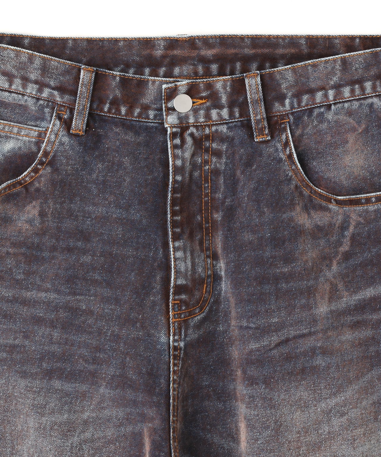 WHITELAND/ホワイトランド/FLOCKY WIDE DENIM PANTS