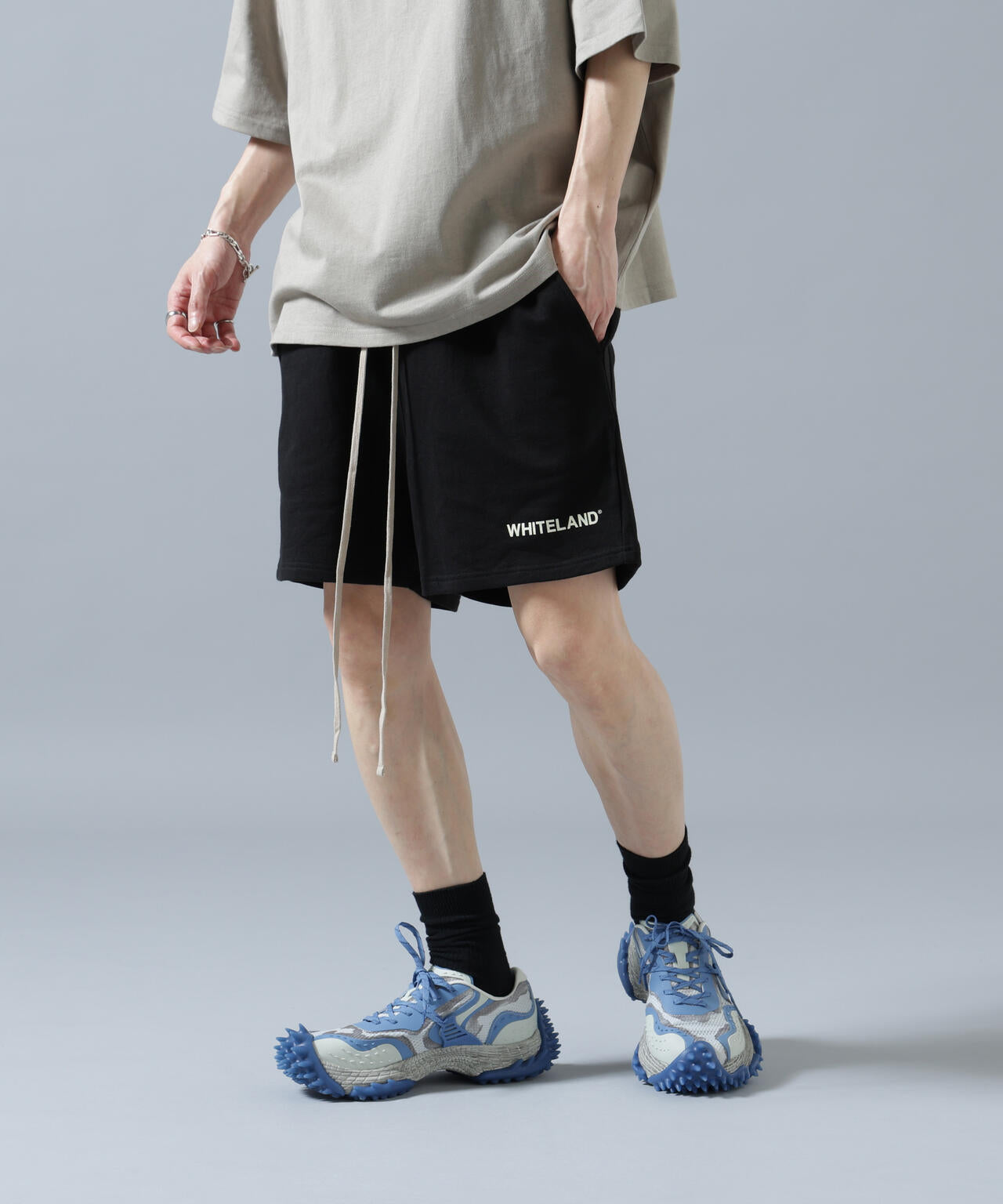 【WEB&DEPOT限定】WHITELAND/ホワイトランド/LOGO SWEAT SHORTS