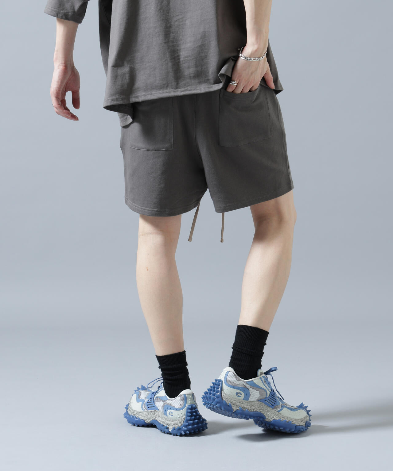 【WEB&DEPOT限定】WHITELAND/ホワイトランド/LOGO SWEAT SHORTS