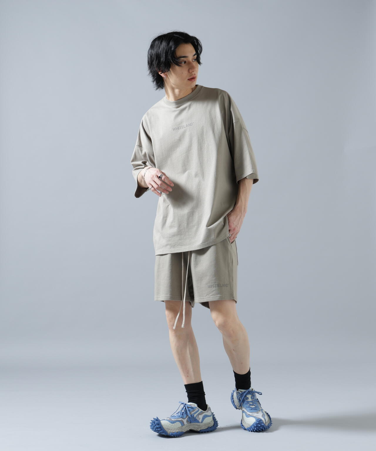 【WEB&DEPOT限定】WHITELAND/ホワイトランド/LOGO SWEAT SHORTS