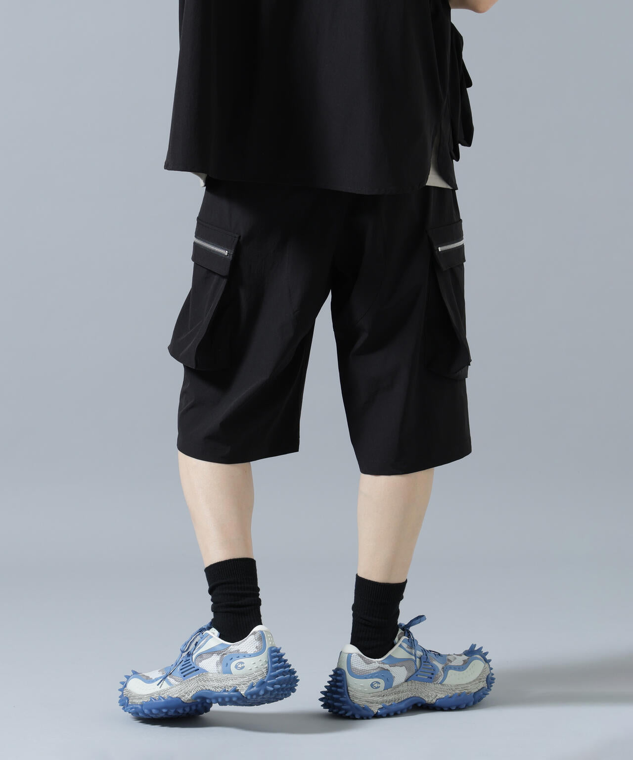 【WEB&DEPOT限定】DankeSchon/ダンケシェーン/PTWILL ZIP CARGO SHORTS
