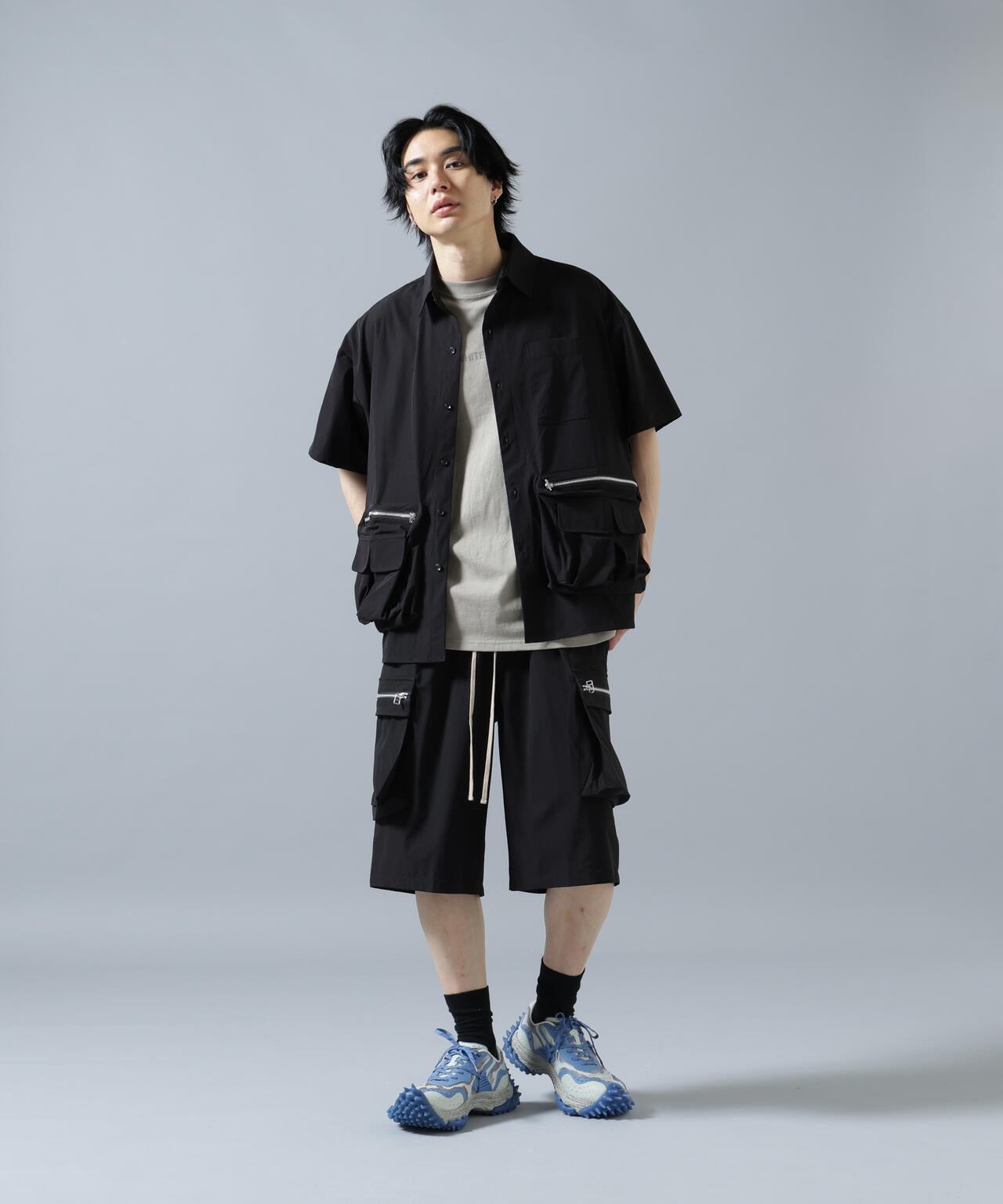 【WEB&DEPOT限定】DankeSchon/ダンケシェーン/PTWILL ZIP CARGO SHORTS